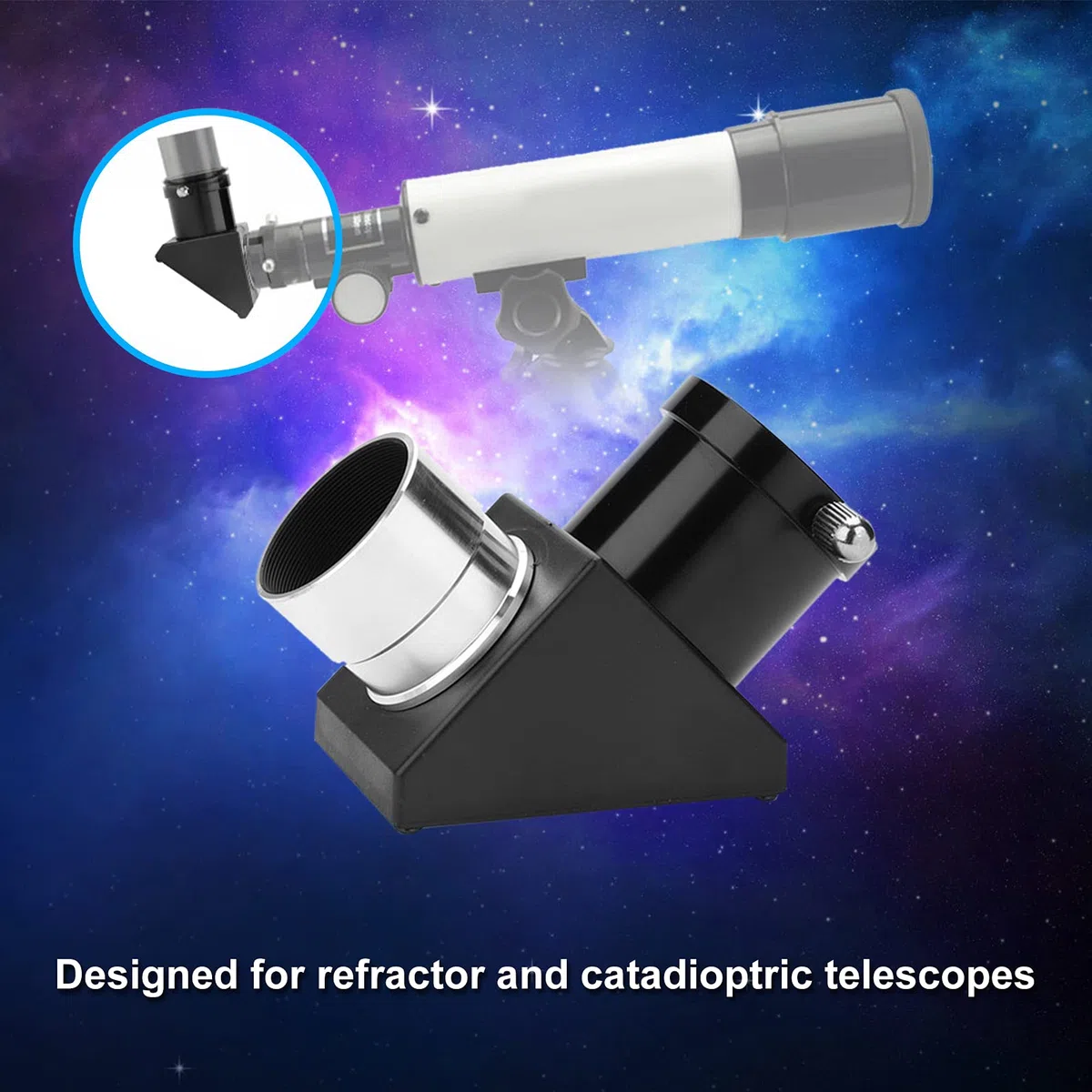 Prisma de Imagen Erigible, Fácil Instalación Espejo Diseño Profesional para Telescopios Refractores para Telescopios Catadióptricos
