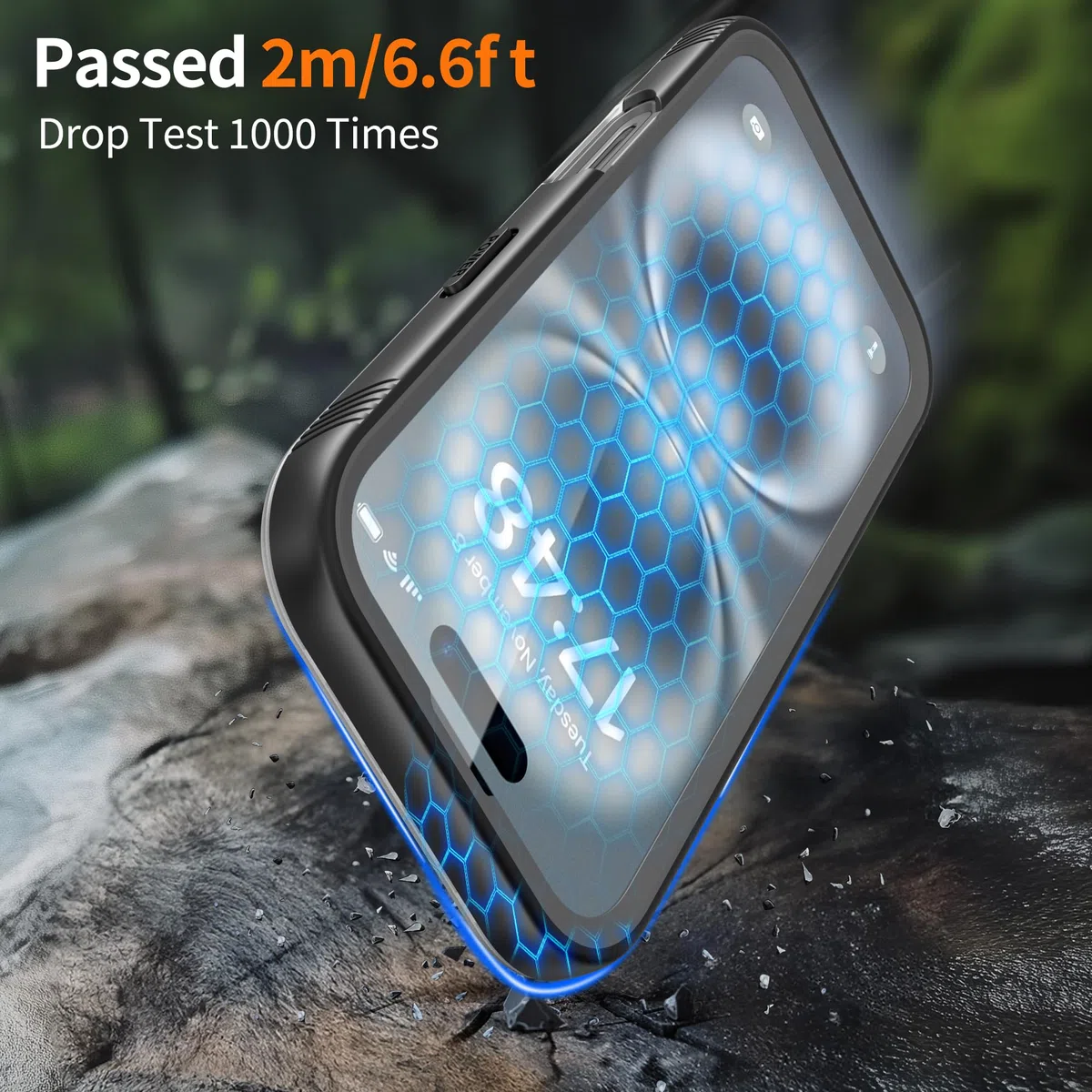 Cozycase Ultra Resistente Funda para iPhone 13 Pro MAX Impermeable Antigolpes Militar Transparente 360 Grados Carcasa 13 ProMax Doble Waterproof Acuatica Sumergible Agua con Protector Camara Pantalla