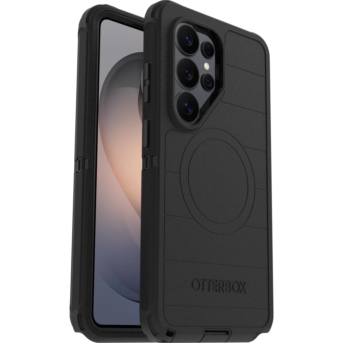 Otterbox Funda Defender Series Pro con imanes para Samsung Galaxy S26 Ultra, a Prueba de Golpes, a Prueba de caídas, Testada 7X con estándares Militares anticaídas, Negro, Sin Caja Retail