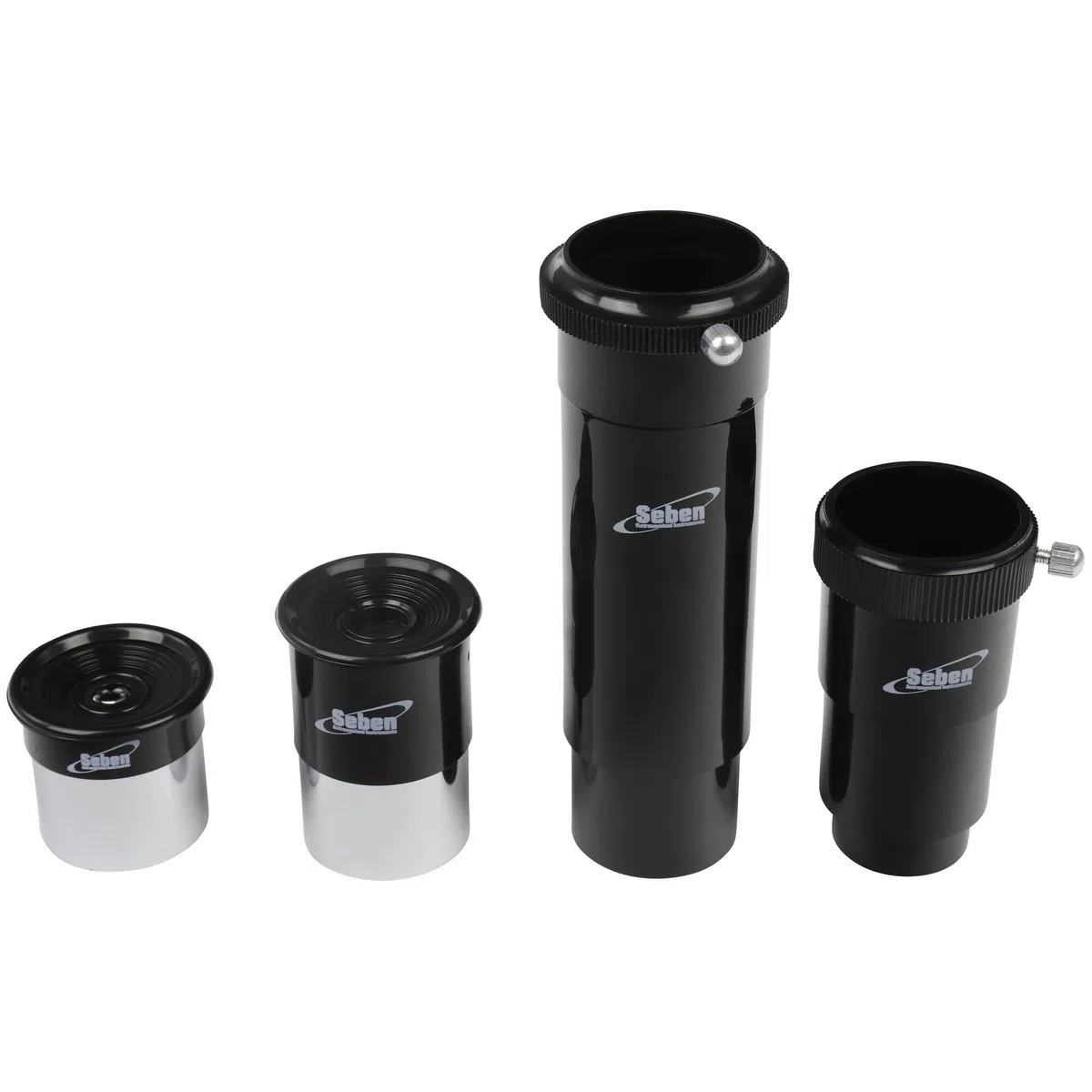 Seben Ocular 4mm + 20mm + Lente erectriz + Lente de Barlow 1,25" OS2