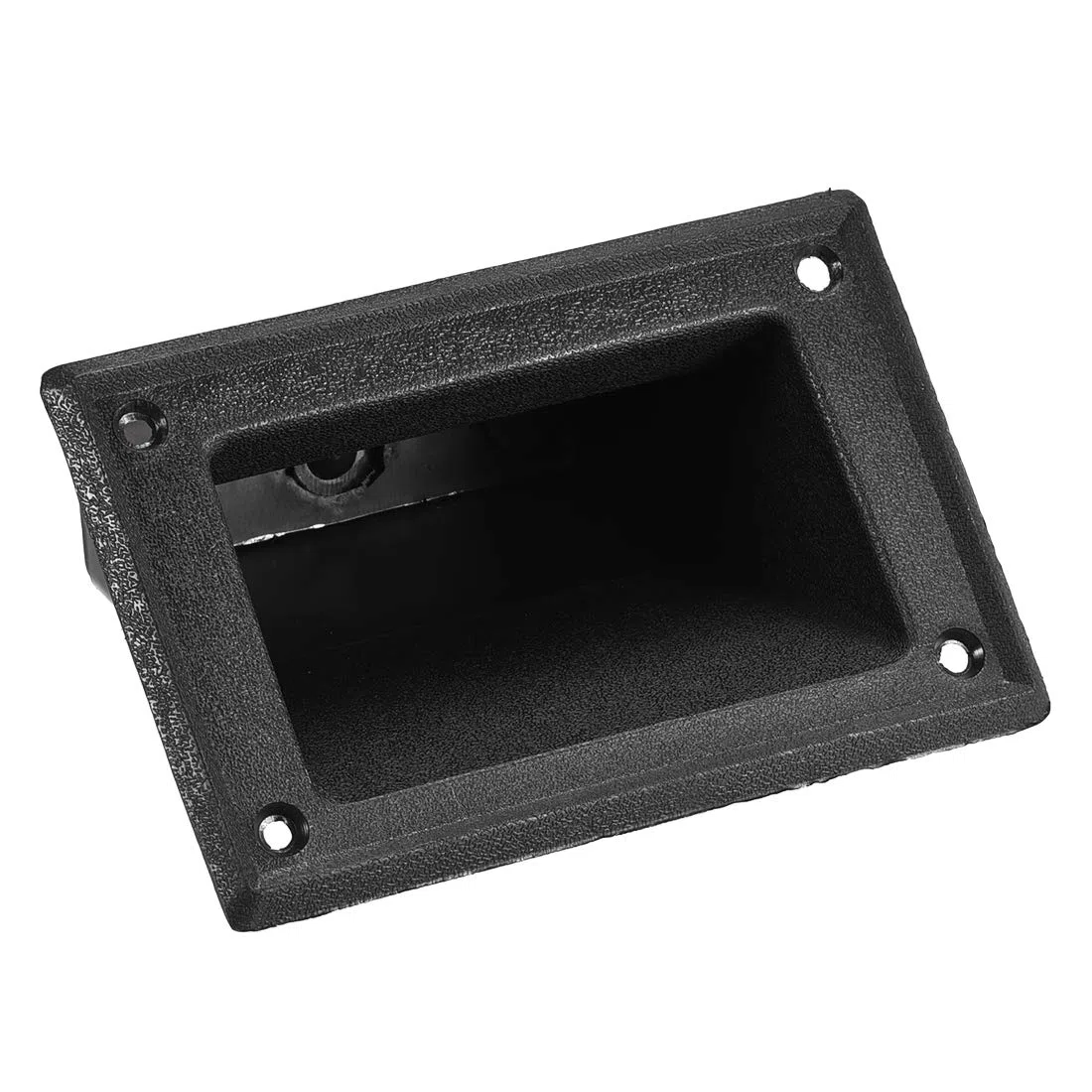 sourcing map Empotrada Altavoz Mango Agarre Bolsillo Estilo Plástico Asas Soporte 5.2'' Longitud Ajuste para PA/DJ Altavoz Armario Caja 4Uds
