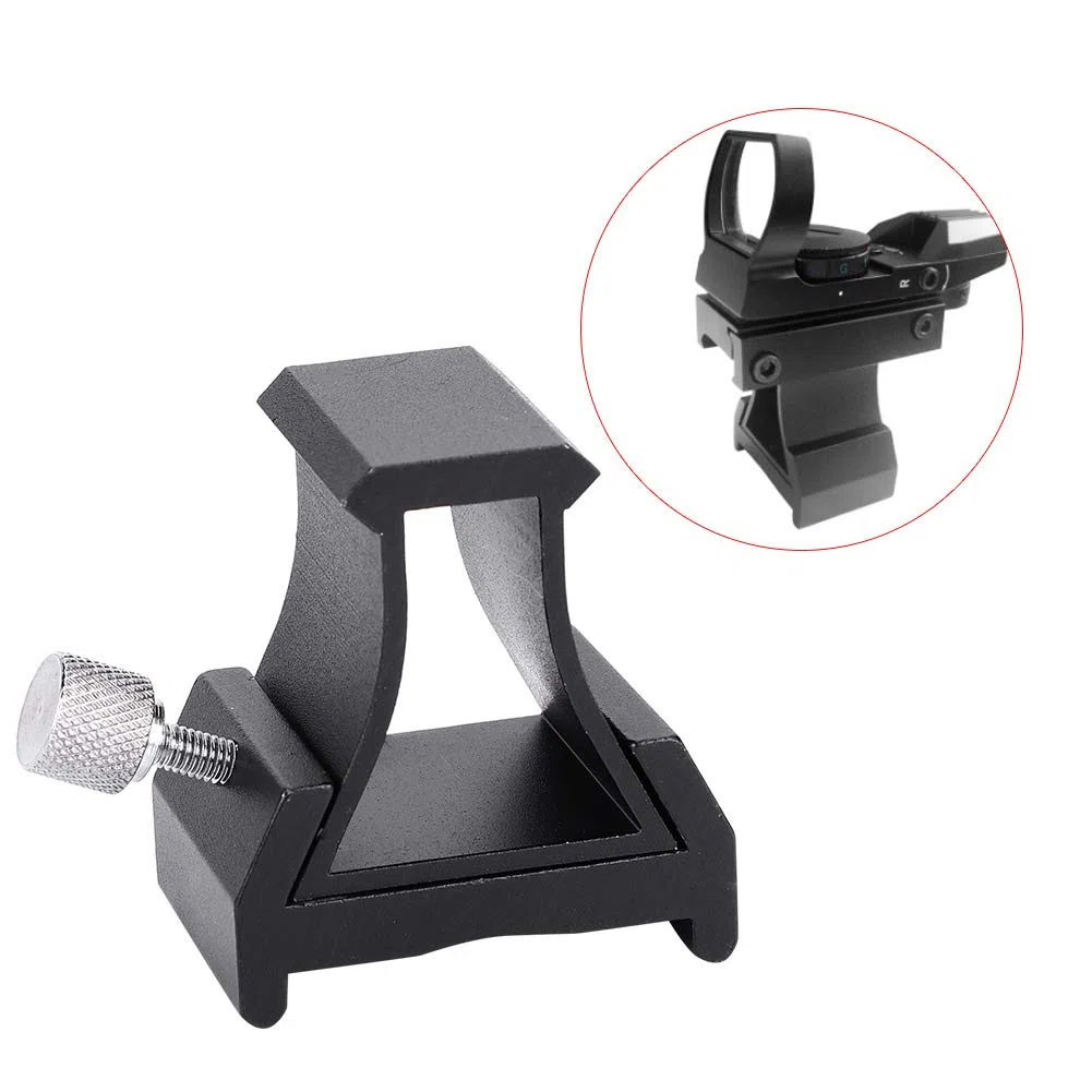 Soporte para Buscador de Telescopio, Aleación de Aluminio Duradera, Fácil de Usar, Adecuado para,Cassegrain, Ideal para Observación de Estrellas