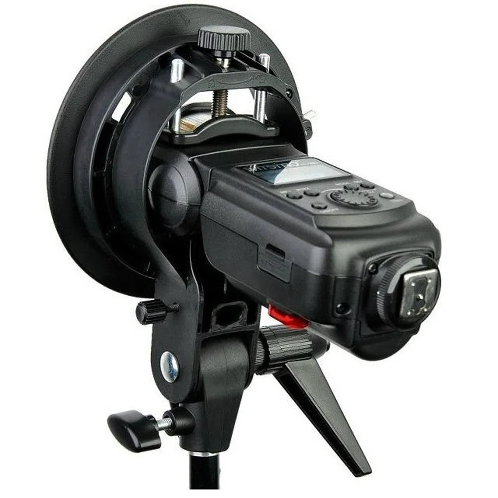 Godox Soporte Tipo S Bowens para Speedlite Flash Snoot Softbox Beauty Dish Reflector Umbrella