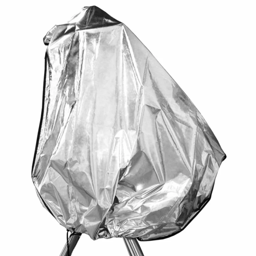 protectora telescópica con banda de fijación, tu telescopio de la humedad y la humedad, 47 x 63/160 x 120 cm, plata