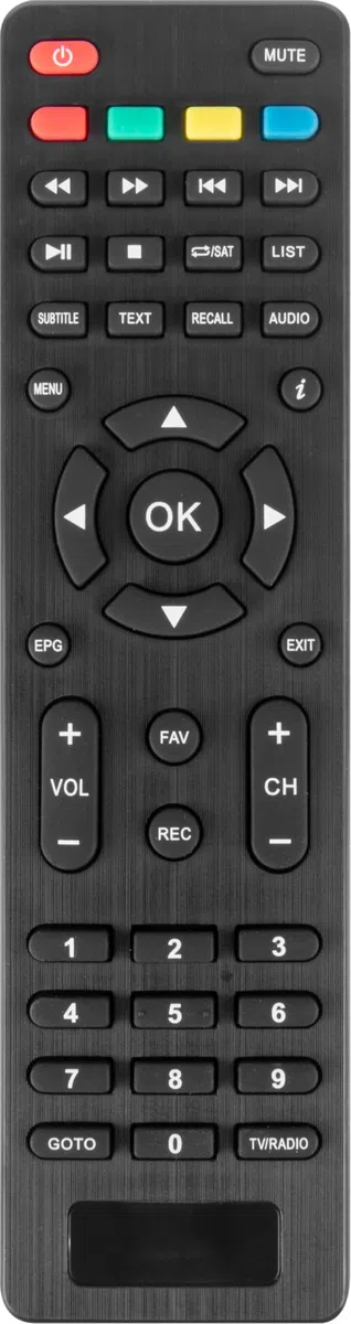 OM-20900M – Receptor satelital HD (DVB-S/DVB-S2, Reproductor Multimedia USB, Scart, HDMI, Pantalla de 4 dígitos, EPG, 2 × USB) – Negro