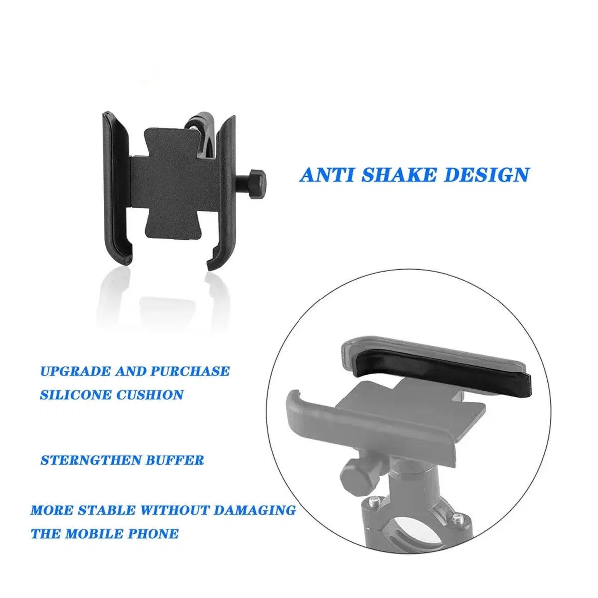 Soporte de teléfono móvil de aleación de aluminio Para Hon@&da Forza 125, 250, 300, 350 Y 750 Para Teléfono Móvil De Motocicleta, Navegador GPS, Espejo Retrovisor, Soporte Para Manillar, Accesorios(3)