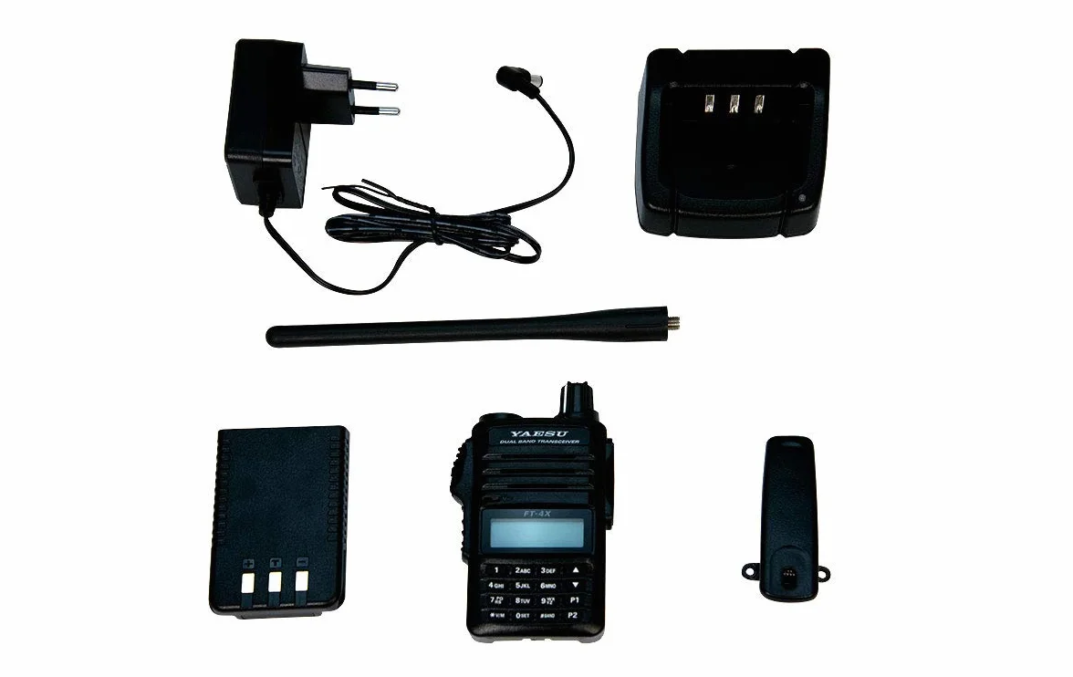 YAESU FT4XE Walkie Talkie Bibanda VHF/UHF 144 -440 Mhz PINGANILLO PIN19M