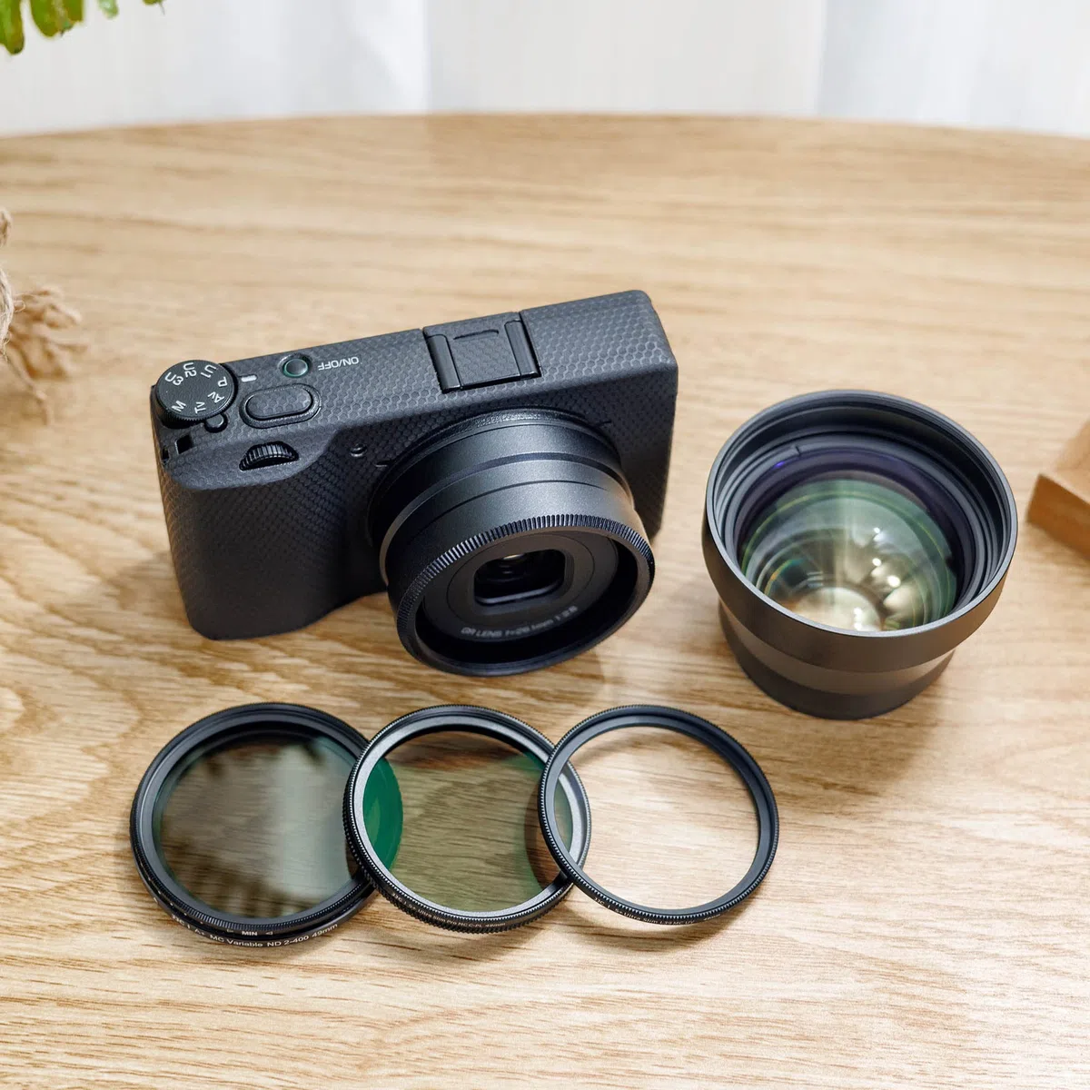 JJC Anillo adaptador de filtro de lente de metal para cámara RICOH GR IIIx/GR IIIx HDF, repuesto para adaptador de lente RICOH GA-2, compatible con filtro de 49 mm, construcción de aleación de