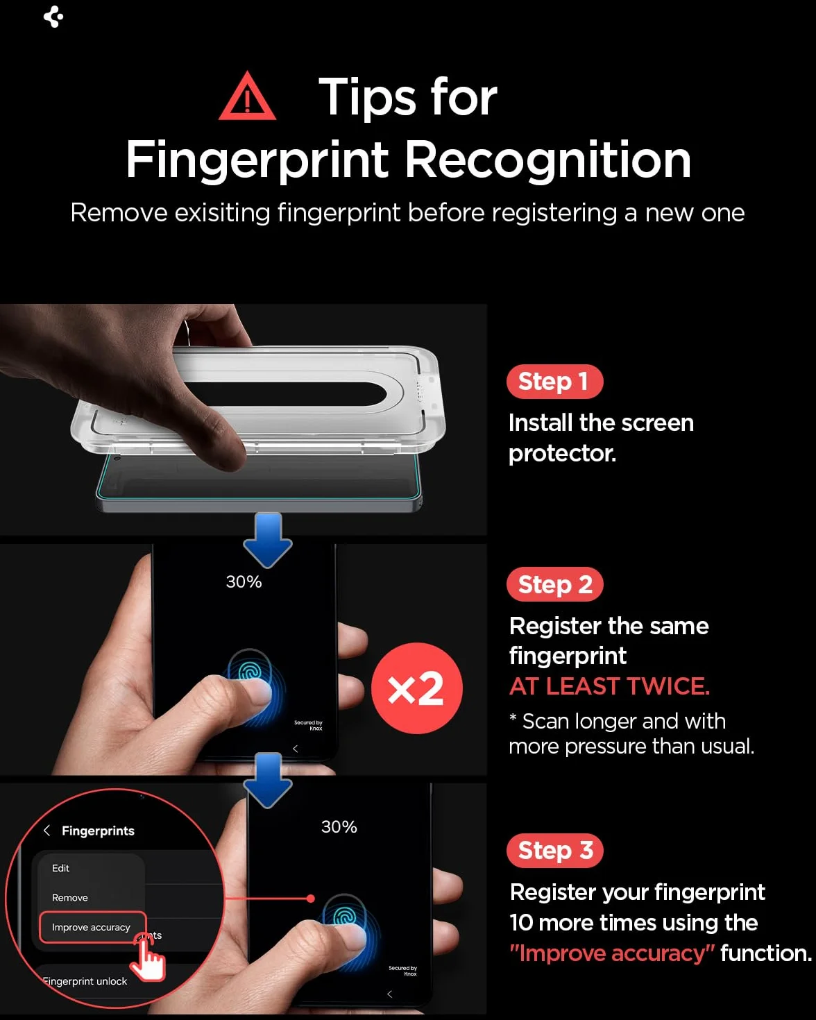 Spigen Glas.tR EZ Fit Pro Protector Pantalla para Samsung Galaxy S26 Ultra, 2 Unidades, Instalación Fácil, Alta Definicion, Dureza 10H+