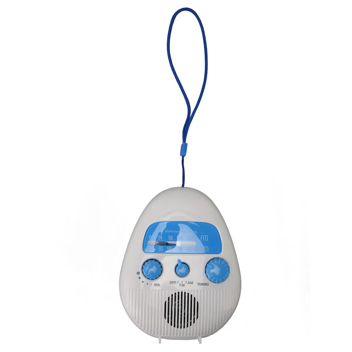 Radio de Corta Portátil, Radio de Ducha Am FM, Radio de Baño, Radio Recargable Portátil Impermeable, Altavoz Integrado, Radio de Ducha con Pilas