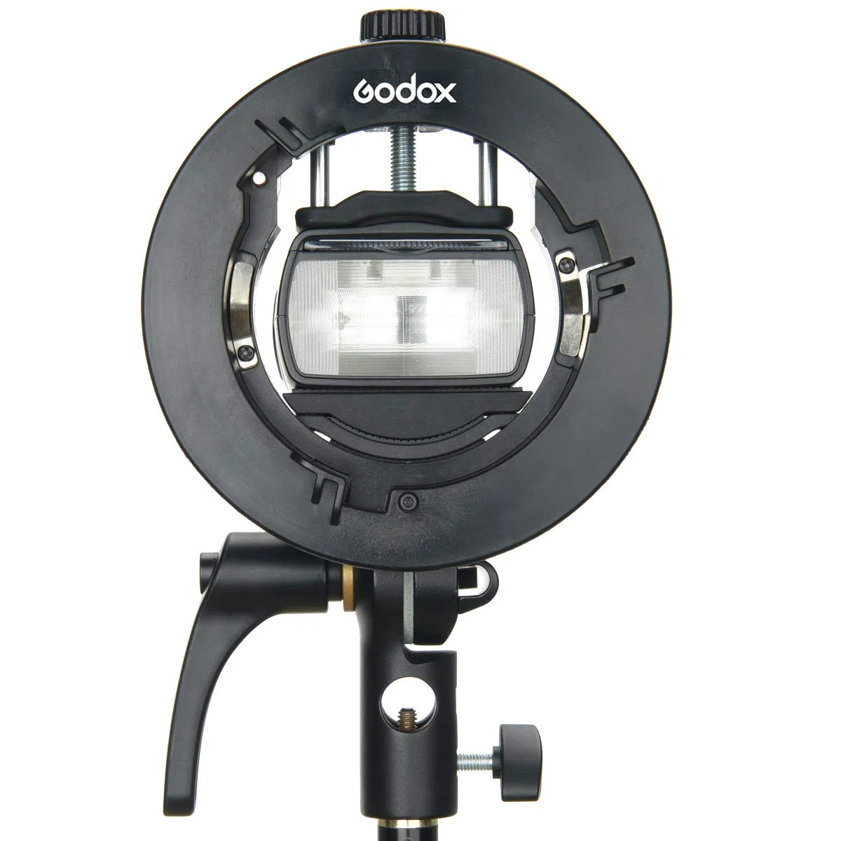 Godox S2 Soporte de montaje de flash tipo S para Godox V1 V860II AD200 AD200Pro AD400Pro Speedlite Strobe Flash