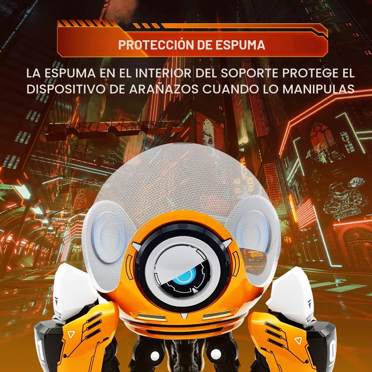 Soporte de Escritorio para Echo Dot 4a 5a Generación, Homepod Mini, Echo Dot 4a 5a Generación Diseño de Robot Exploración de Marte Versión Infantil Sin Micrófono e Interferencia de Sonido