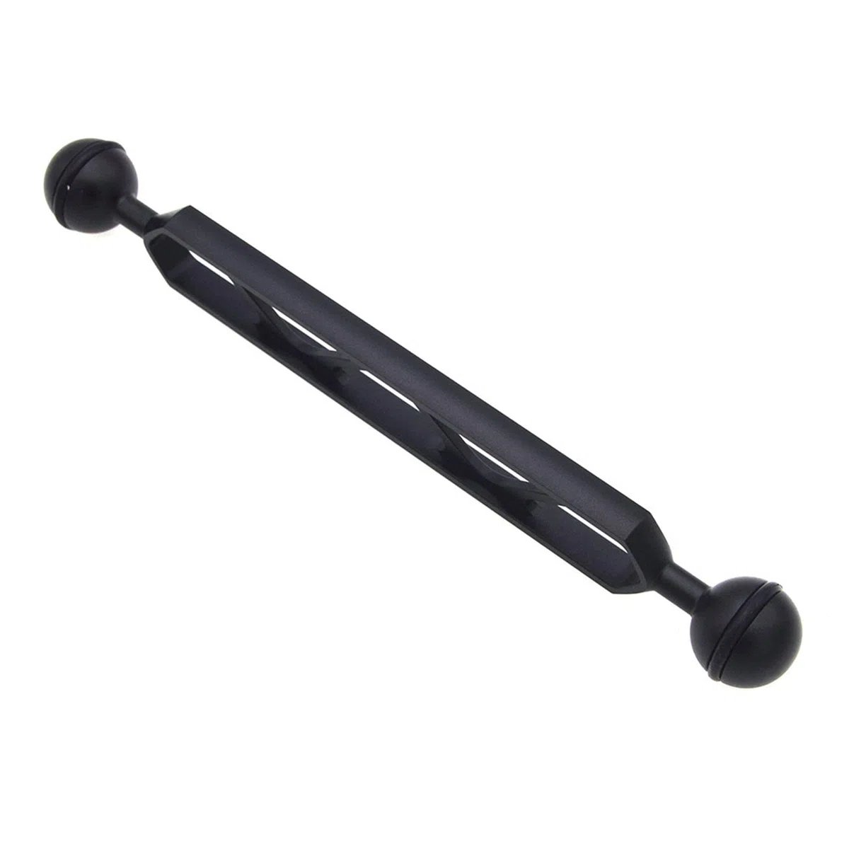 Conector de brazo subacuático de aluminio de 8 pulgadas, extensión de cabeza esférica para bandeja de cámara de buceo, soporte de extensión de brazo de bola a prueba de óxido, cámara subacuática