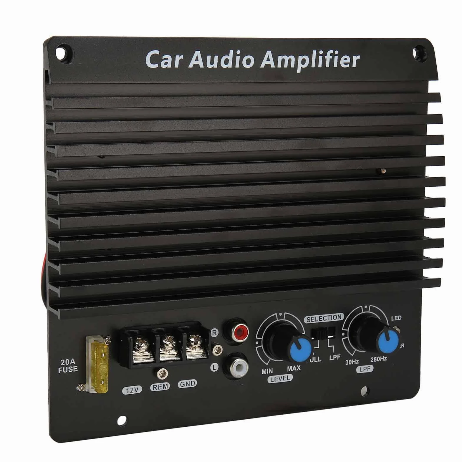 Amplificador de Alta Potencia de Audio para Coche de 1000W, Placa Amplificadora, Placa de Subwoofer de Graves Potente de 12V, Puede Empujar Woofer de 8 a 12 Pulgadas o Altavoces