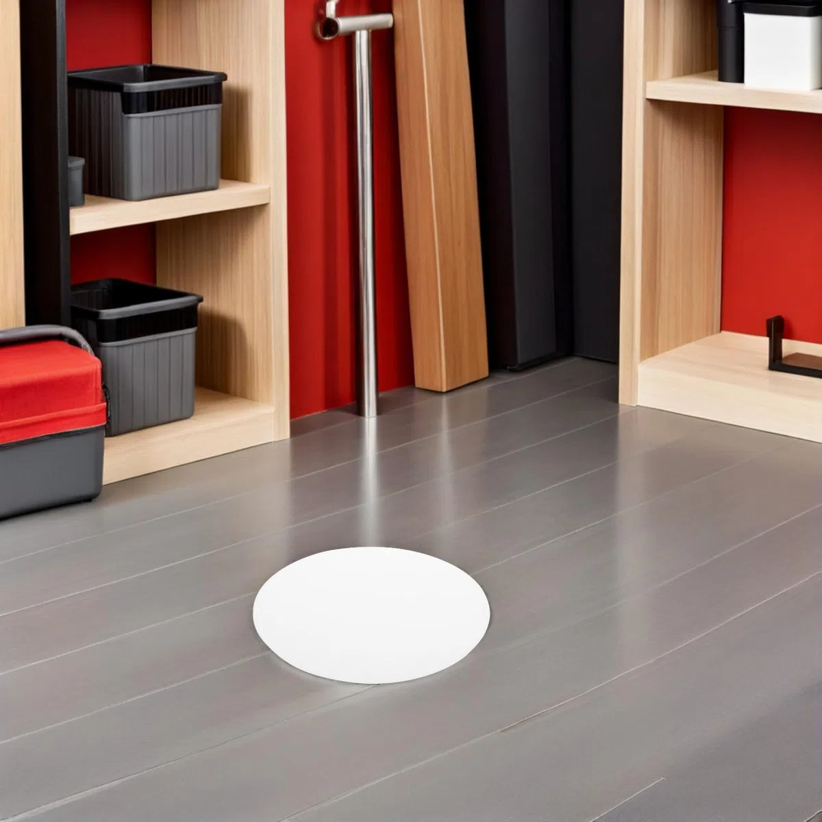 Difusor de Luz Acrílico Opalino 39,5 CM, 2 Unidades, Disco Difusor Translúcido de 1 MM para Lámparas de Techo en Espacios Residenciales