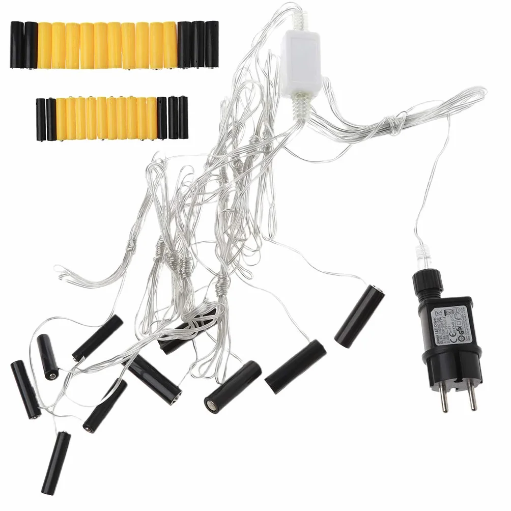 Adaptador de Fuente de alimentación Universal 10 en 1 5 x AA + 5 Pilas AAA, sustituye a la batería AA AAA para Navidad, Juguete de luz LED, walkie Talkie y más