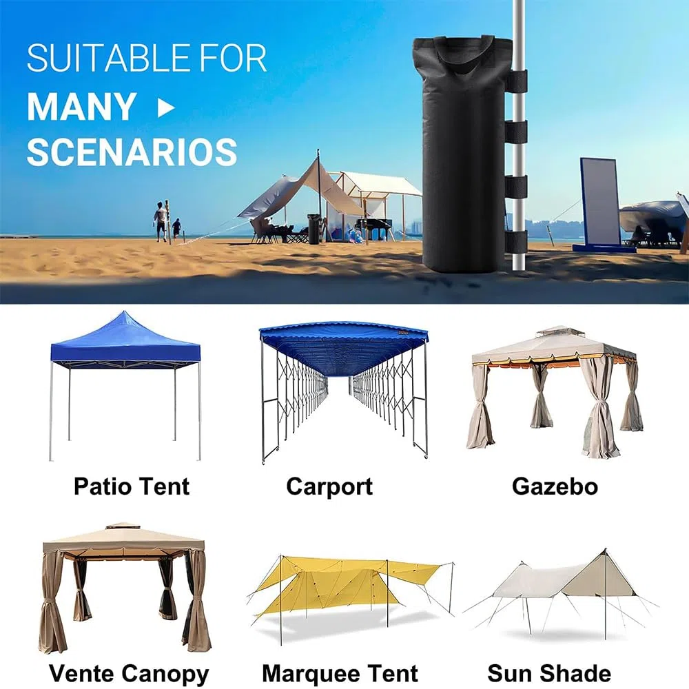 Pesos para Carpas,8 Piezas Bolsa Arena Contrapeso,800D Tejido Oxford,Saco Arena Peso Sombrilla,Saco Arena Reutilizable,para Cenadores,De Exterior,De Habitaciones(50x20CM)