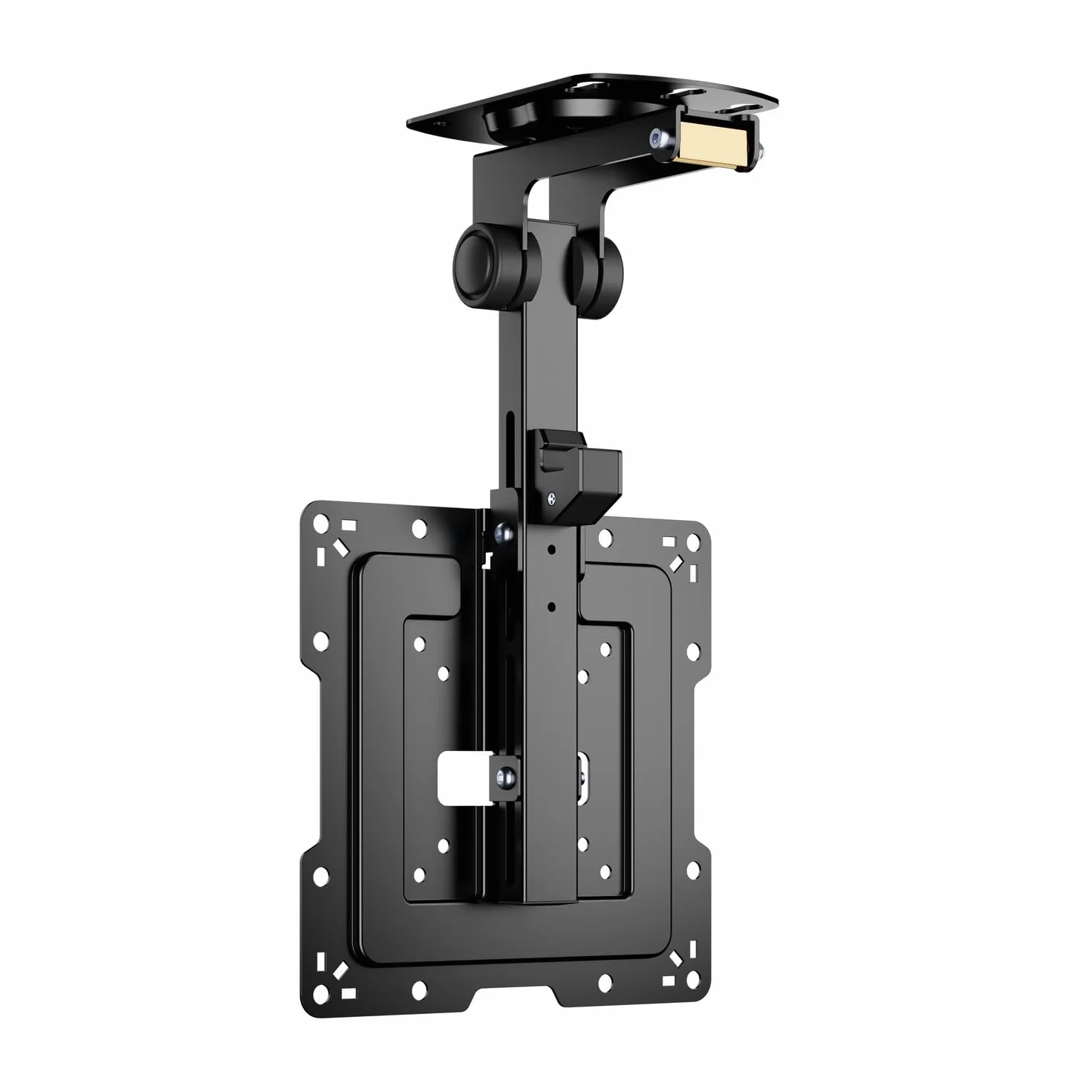 AISENS - CT43S-187 - Soporte de Techo Giratorio, Plegable para Monitor/TV 20Kg de 19-43, Negro