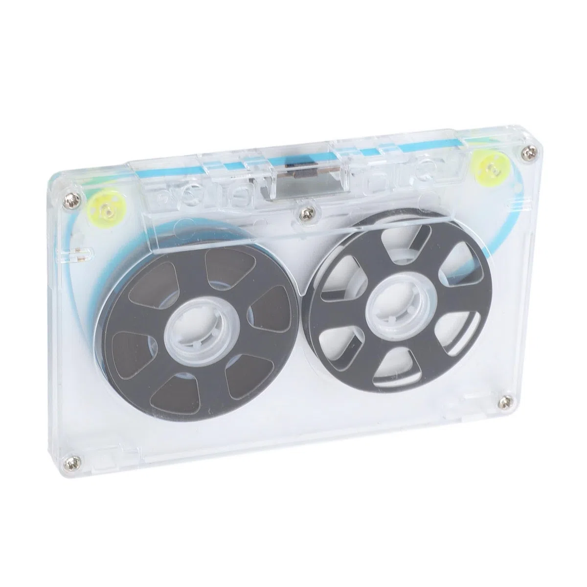 Cintas de Casete en Blanco, Cinta de Casetes de Audio de Carrete a Carrete, Casetes en Blanco de bajo Ruido, Cintas de Audio de Polarización Normal de 46 Minutos (BLACK)