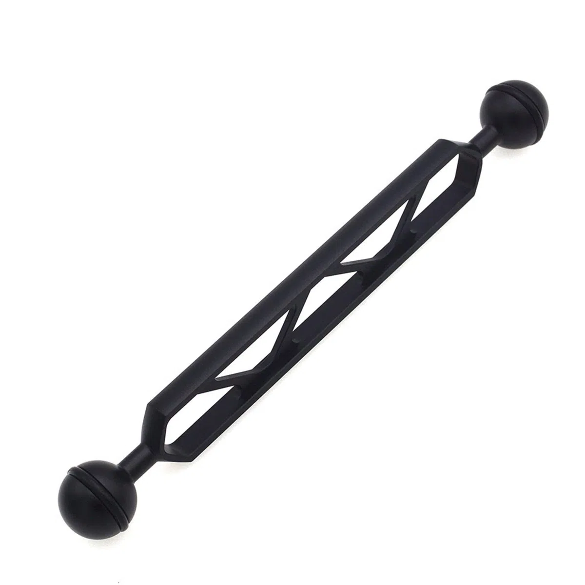 Conector de brazo subacuático de aluminio de 8 pulgadas, extensión de cabeza esférica para bandeja de cámara de buceo, soporte de extensión de brazo de bola a prueba de óxido, cámara subacuática