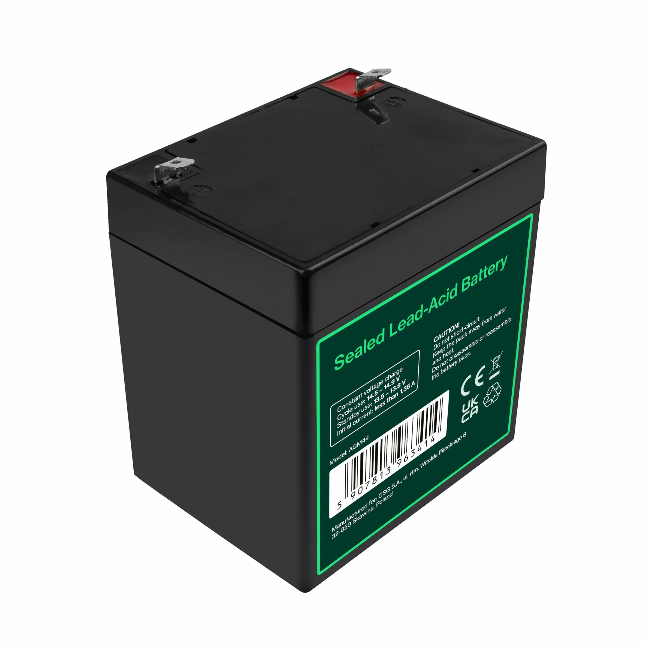 Green Cell Recambio de Batería Gel AGM 12V 4.5Ah Rechargeable Pila Sellada de Plomo ácido batería sin Mantenimiento Batería de Reemplazo para Sistemas de Alarma Antirrobo Video vigilancia