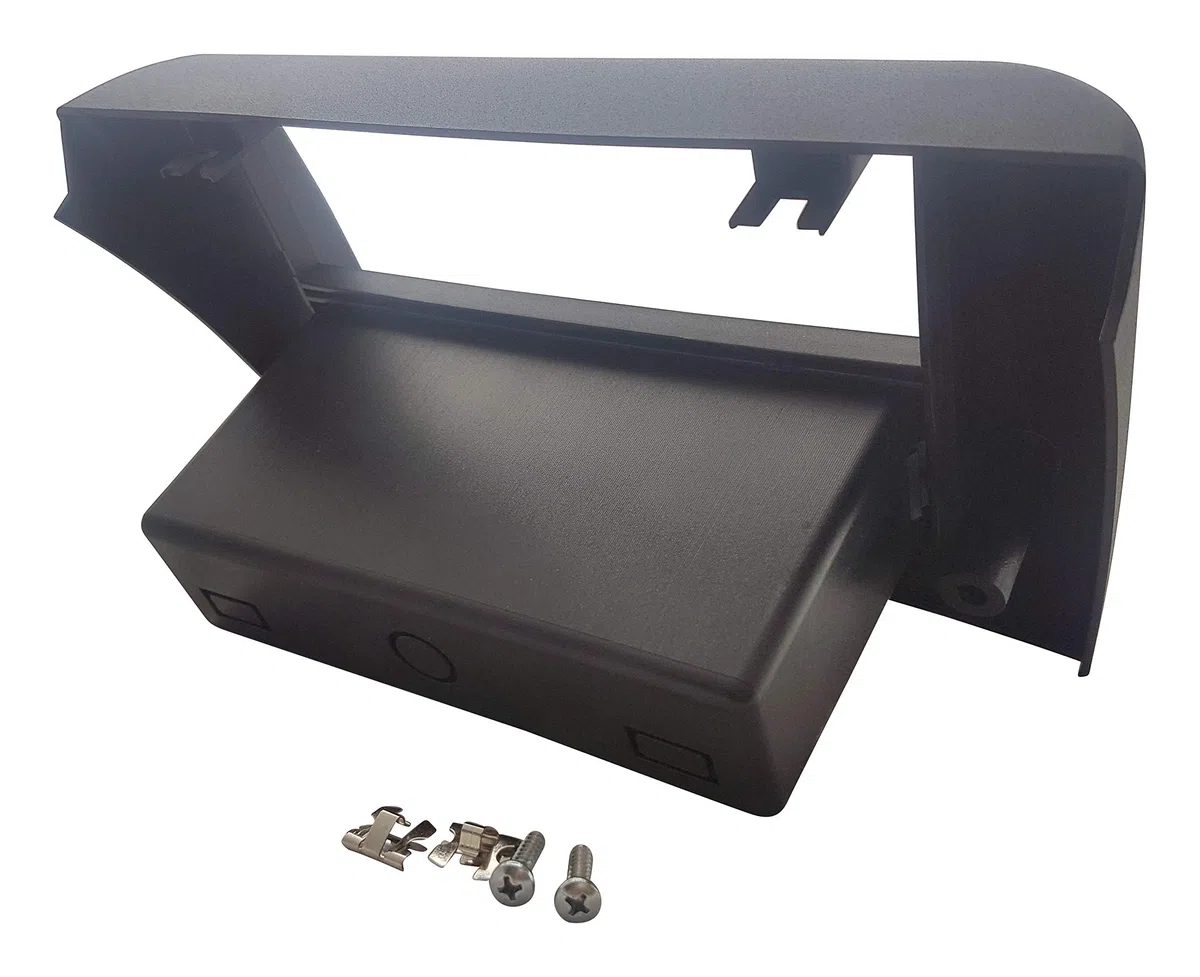 73-07.06-3G Marco adaptador radio coche, 1 DIN con cajón compatible con Fiat Stilo 2001-2008