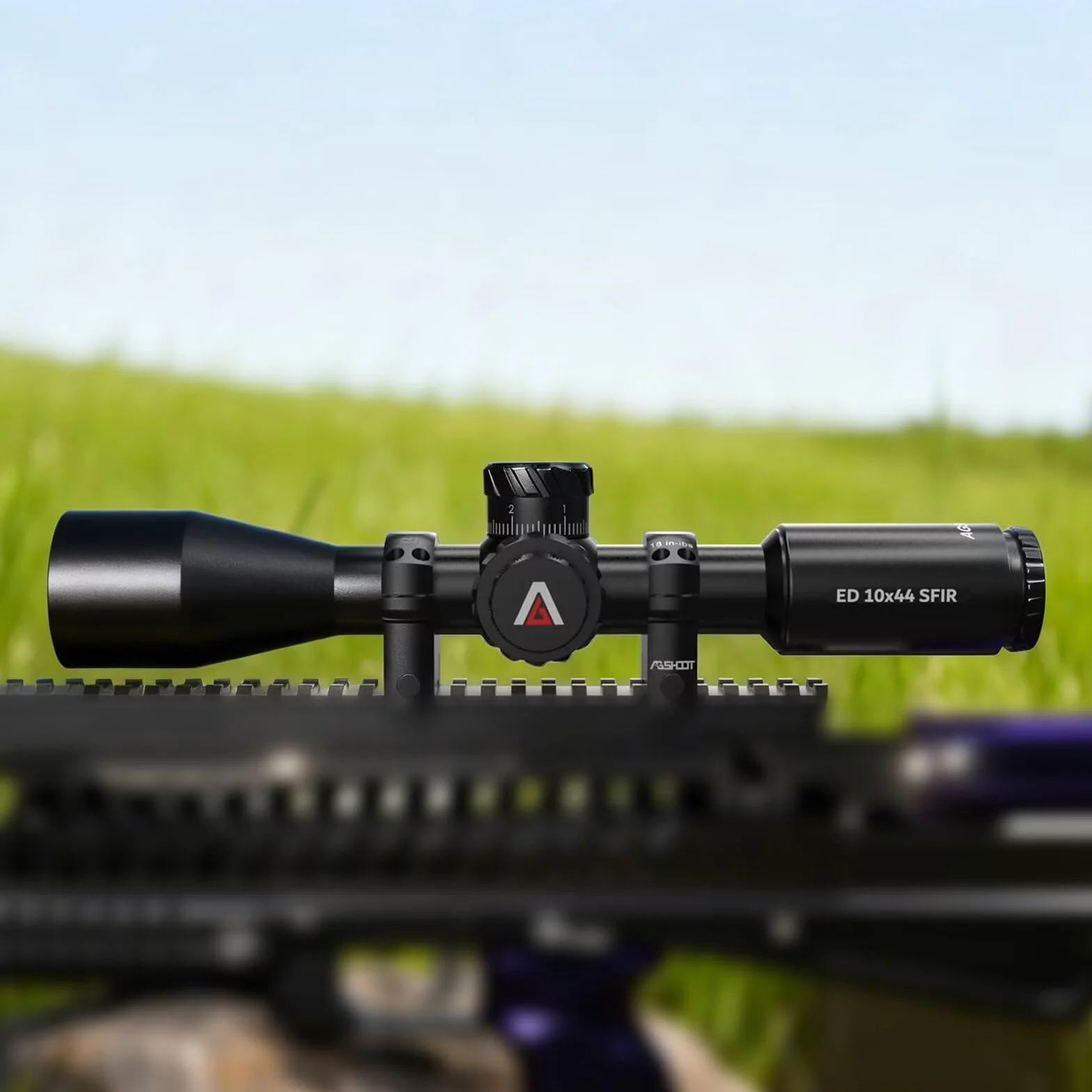 Anillas para óptica de 30 mm AGSHOOT perfil alto | Fijación para trineo Picatinny, altura central 31 mm