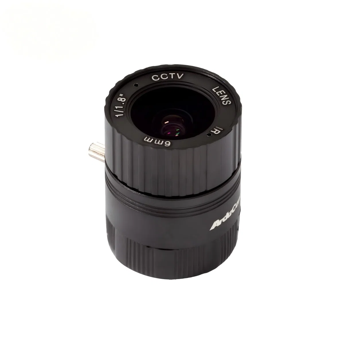 Arducam Lente para cámara Raspberry Pi HQ, Lente Gran Angular con Montura CS, Longitud Focal de 6 mm con Enfoque Manual