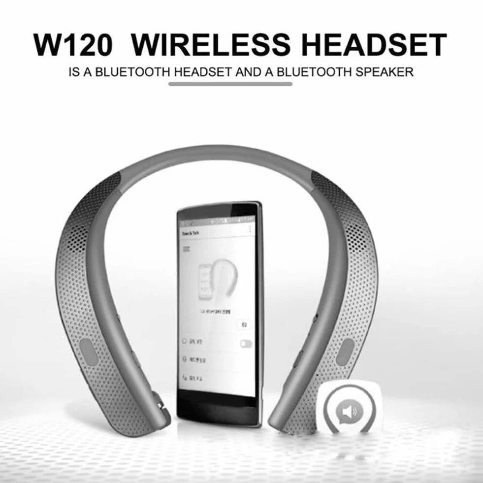 Auriculares Bluetooth EstéReo Banda para el Cuello Auriculares InaláMbricos con Altavoz para Deportes Ejercicio Juego Llamada