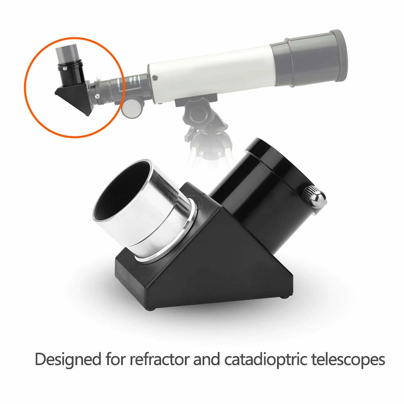 Prisma de Imagen Erigible, Fácil Instalación Espejo Diseño Profesional para Telescopios Refractores para Telescopios Catadióptricos