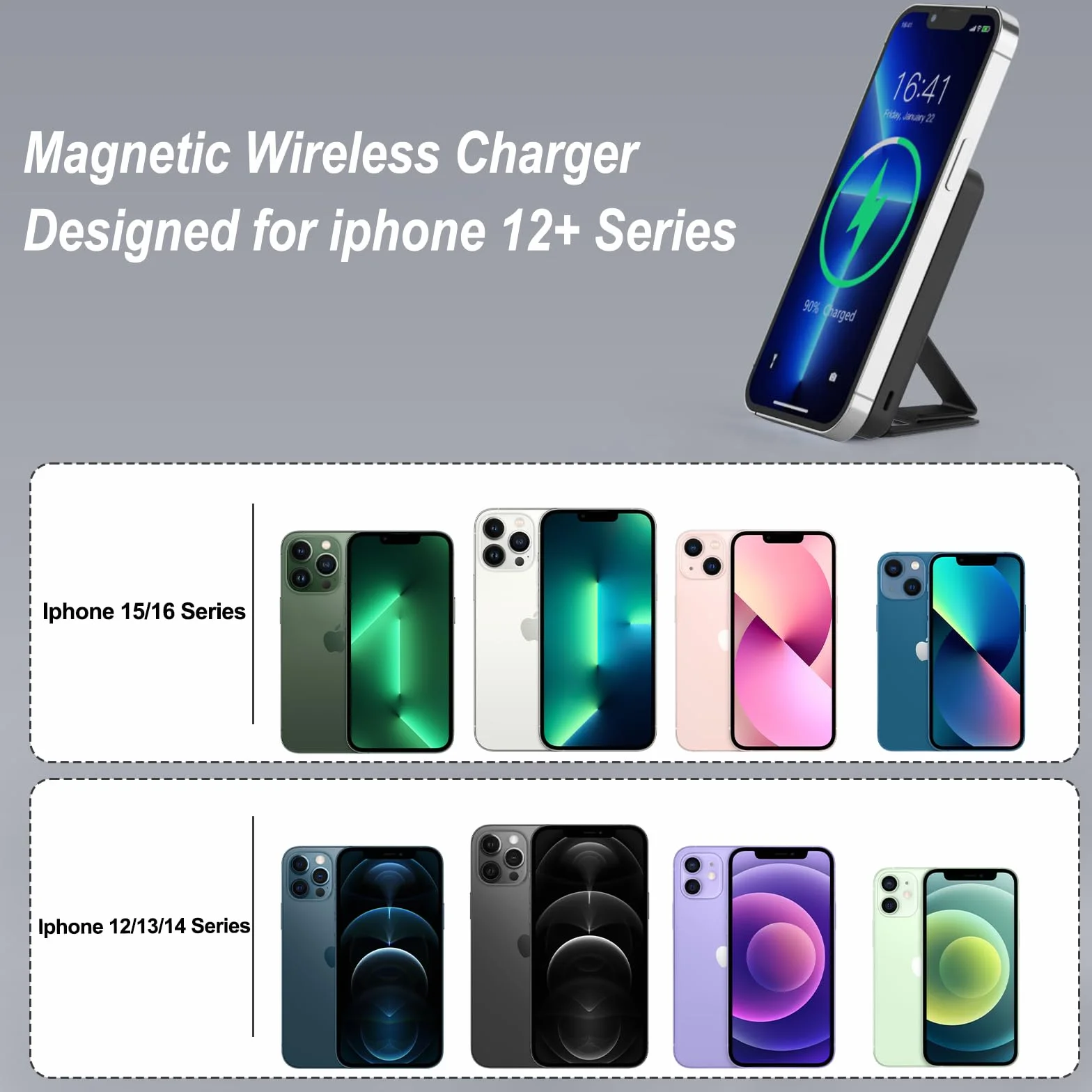 AOGUERBE for Magsafe Power Bank 10000mah, Magnético Batería Externa Carga Rápida,Cargador Inalámbrico 22.5W PD Bateria Portátil Powerbank con Pantalla LED para iPhone 17/16/15/14/13/12 Series