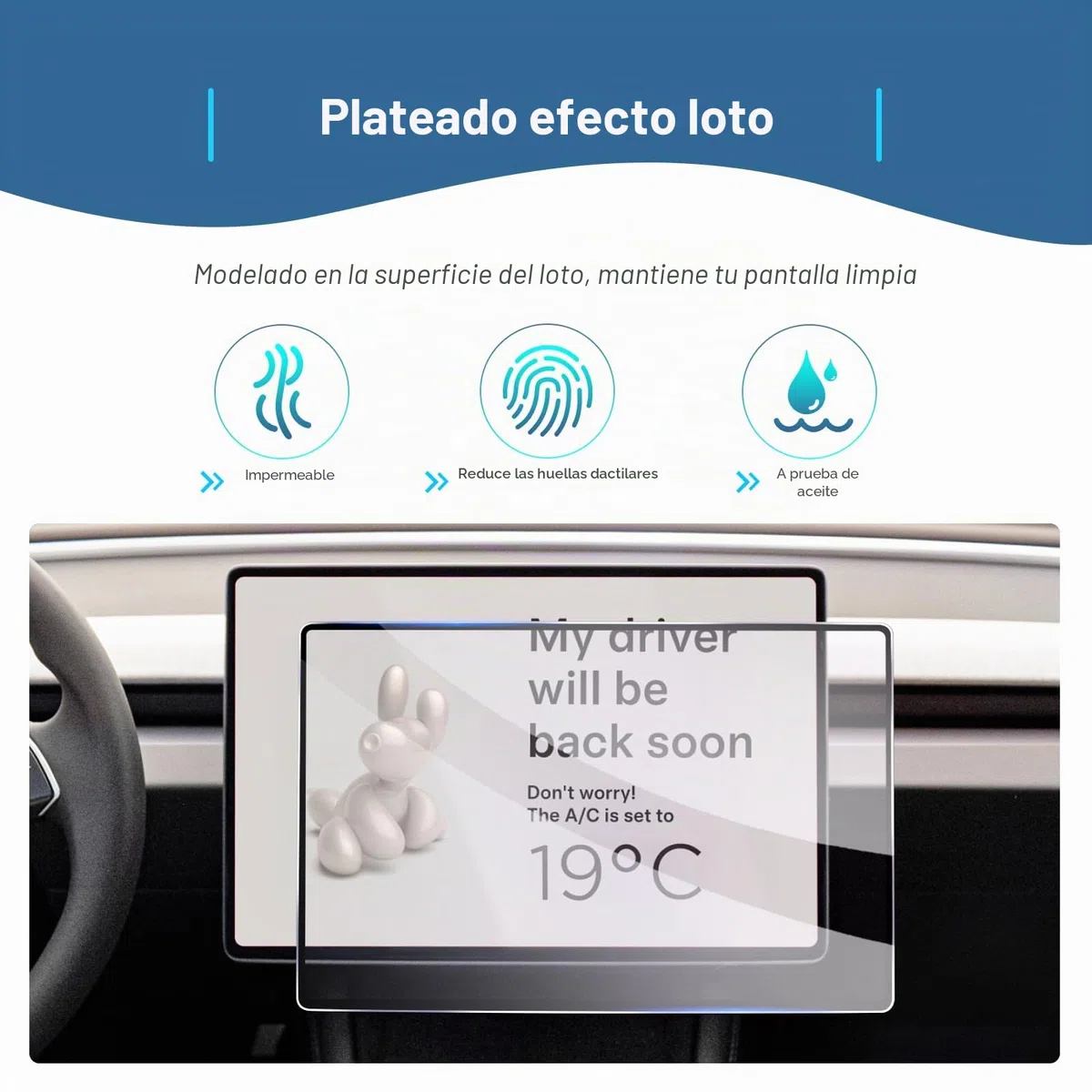 GAFAT Tesla Model Y Juniper 2025 2026/ Model 3 2024 2025 15,4" Protector de Pantalla de Navegación, Tesla Model Y 2025 Protector de Vidrio Templado, Model 3 Highland Touchscreen, 9H Antiarañazos