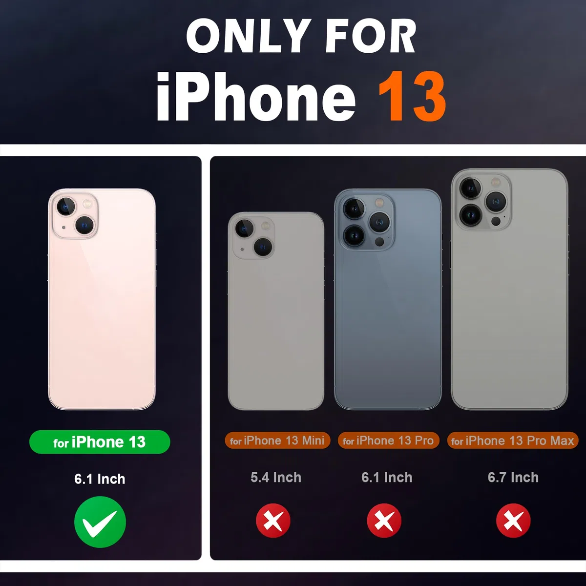 SHIELDON Funda Compatible con iPhone 13, Carcasa Cuero Genuino para iPhone 13 con Cáscara de TPU, Soporte Plegable, Bloqueo RFID, Funda Tapa Libro para iPhone 13(6.1"), Retro Marrón