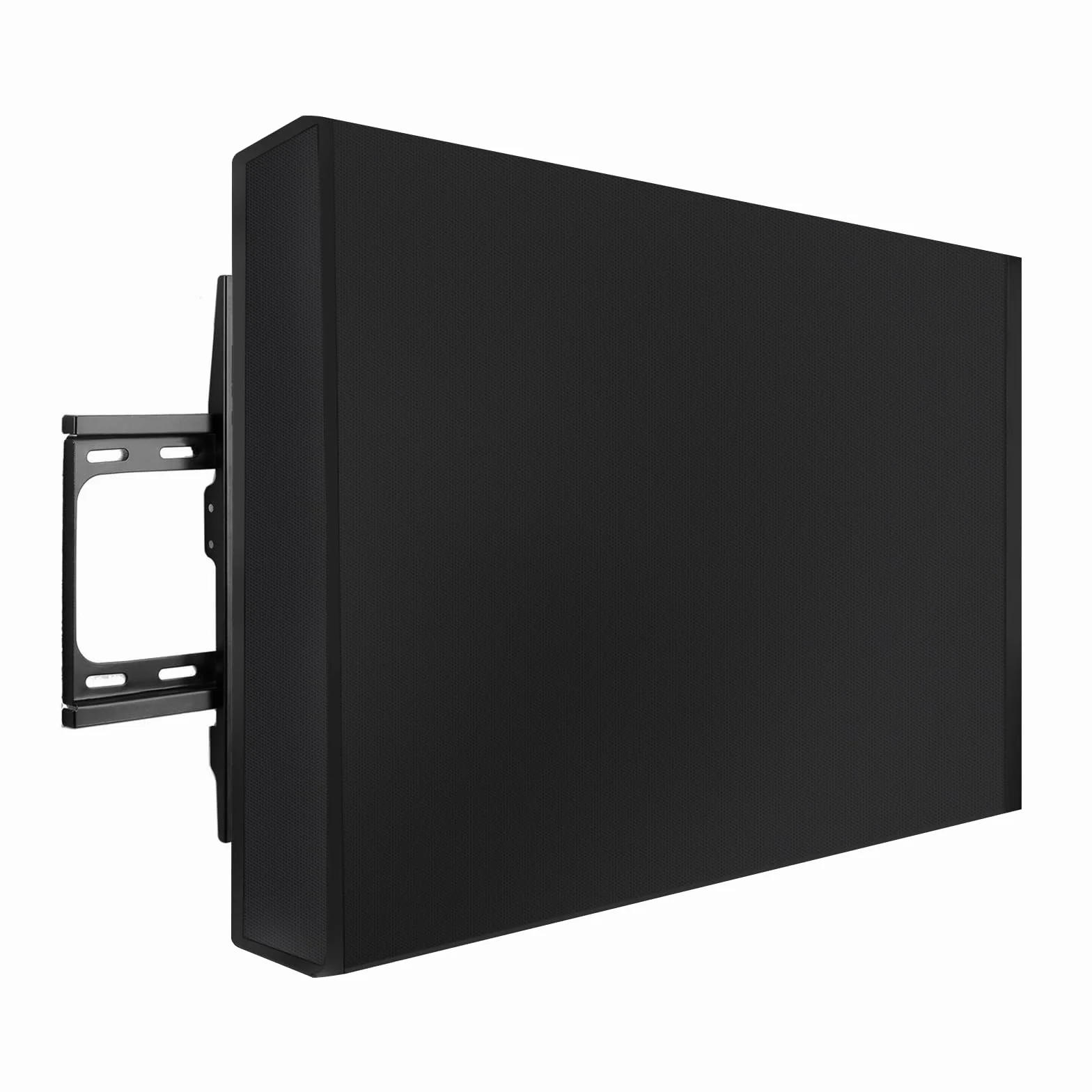 MaxAwe Funda para TV 50-52 pulgadas, exterior, 52 x 33 x 5 pulgadas (132 x 84 x 14 cm), resistente a la intemperie, universal, protector de pantalla negro
