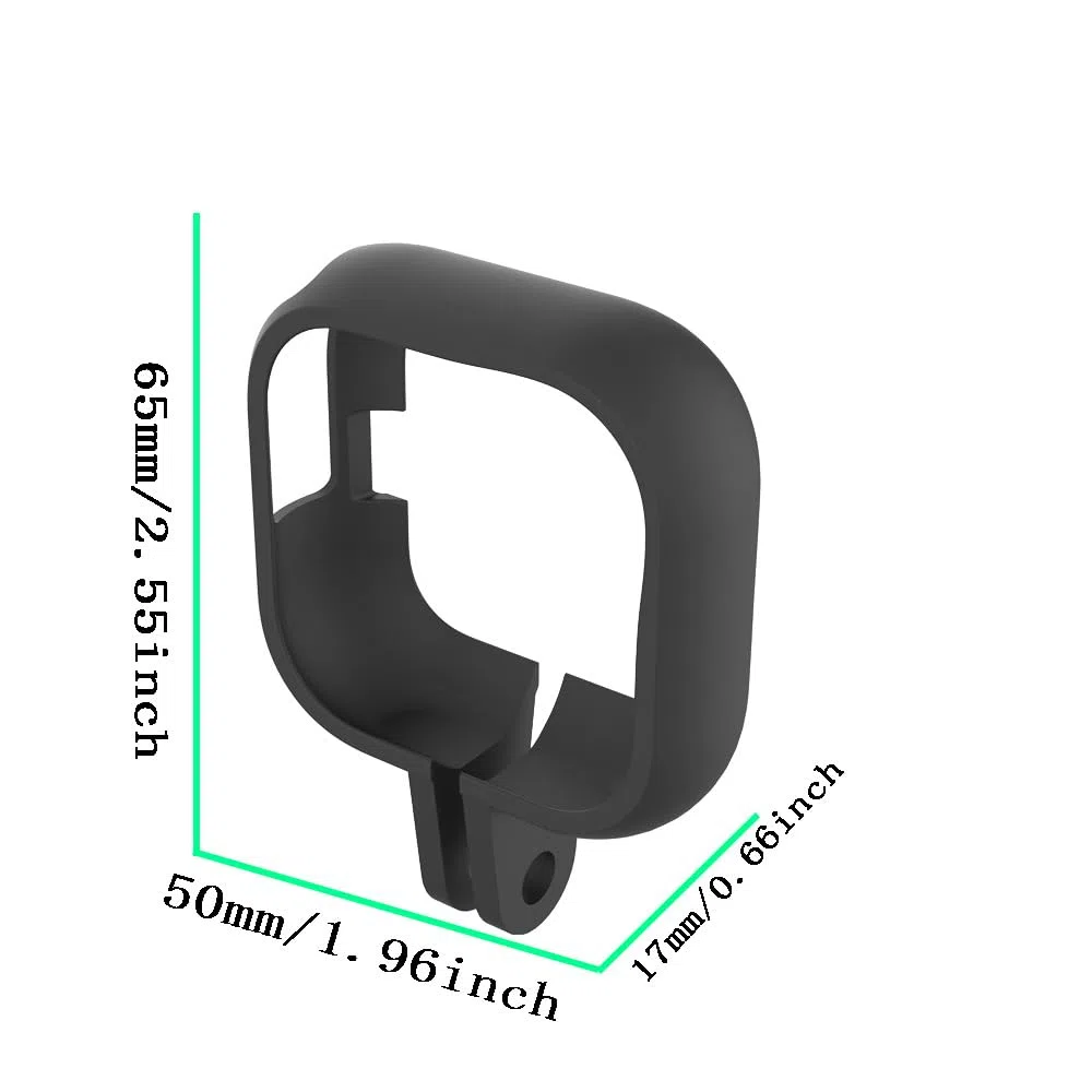 Adecuado para Insta 360 Go Ultra Cámara de Acción Marco Protector de Plástico Borde de la Cámara