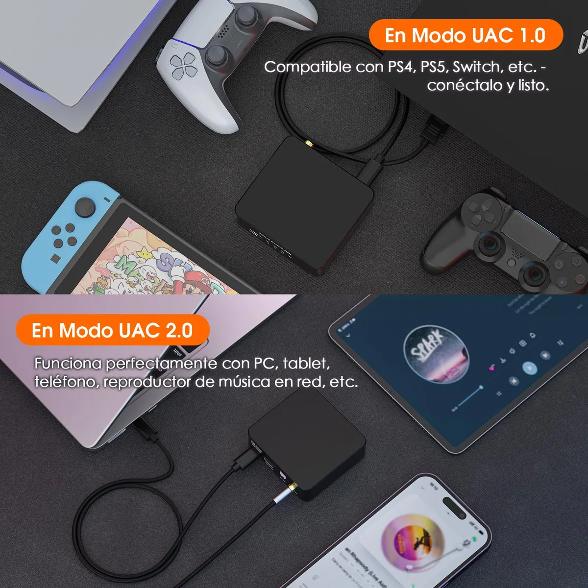 Douk Audio U2 PRO XMOS XU316 Interfaz digital USB DDC, USB-C a óptico/coaxial/HDMI-IIS, DSD512/PCM768kHz, convertidor de audio digital-analógico portátil