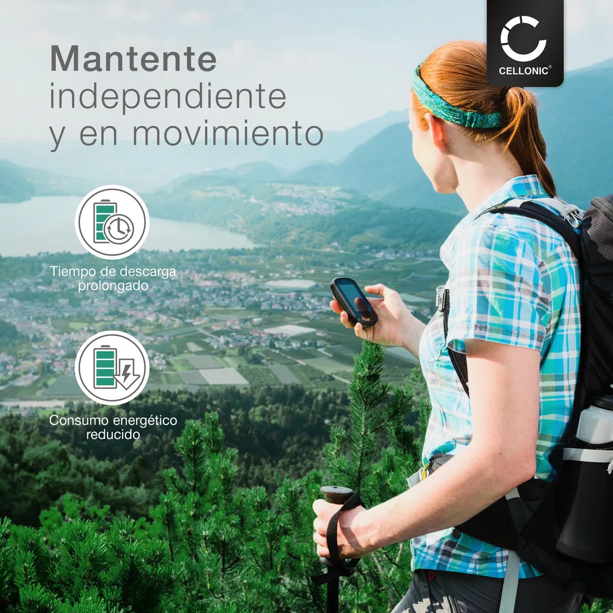 CELLONIC 2X Batería para GPS Navegación Compatible con Garmin Alpha 50, Montana 700, GPSMAP 64s, 010-11874-00 - (2000mAh, 2.4V)