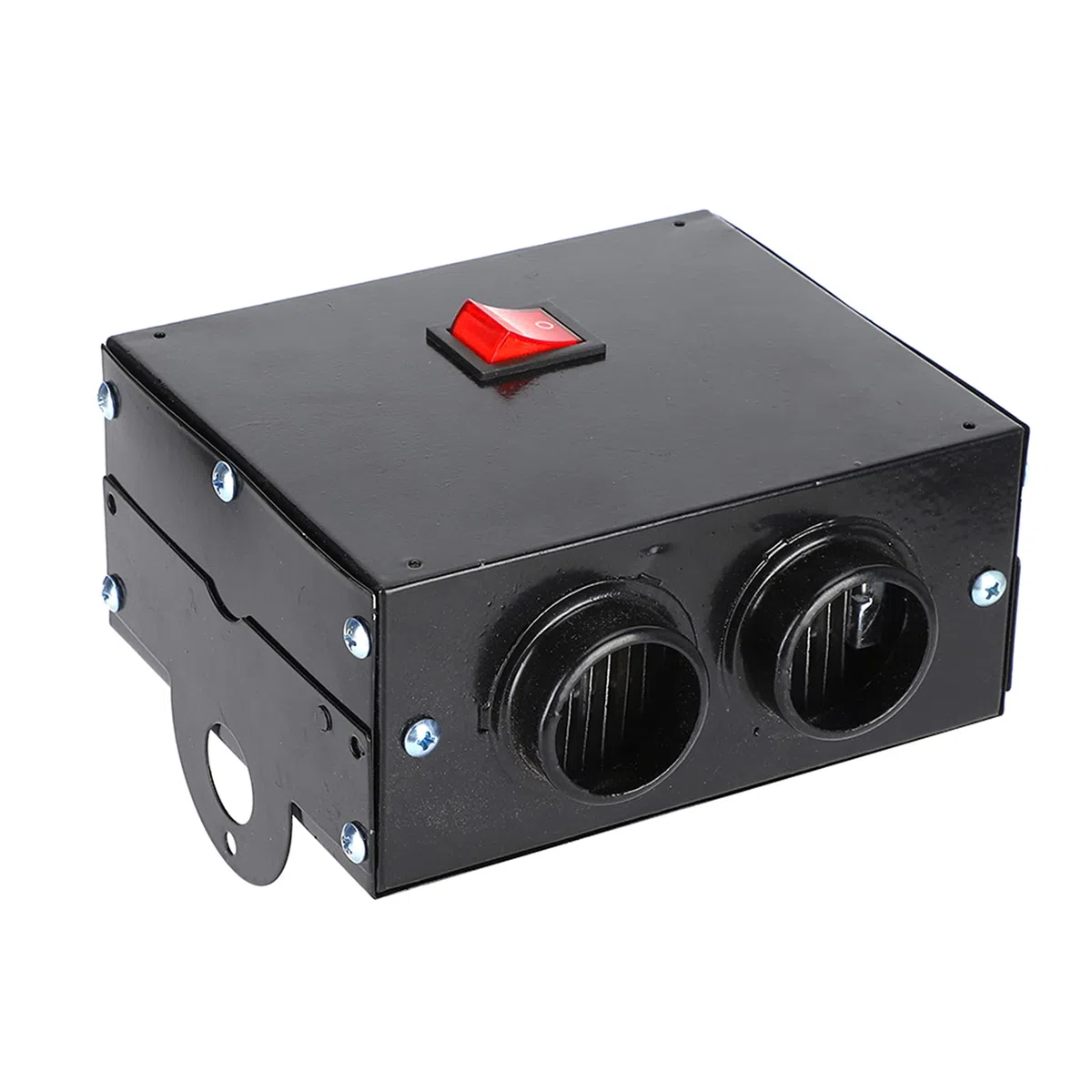Calentador de coche de 12 V, ventilador de calefacción y refrigeración 2 en 1, ventilador eléctrico portátil calentador para automóvil, ventilador silencioso, calentamiento rápido 600W