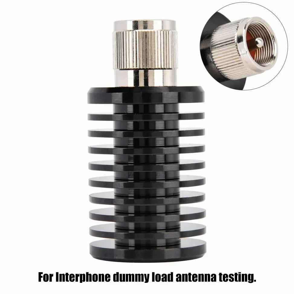 Bewinner Conector Interphone DL-30A - Prueba de Antena SWR Meter - Carga Simulada para Walkie-Talkie - Test de Potencia Bidireccional