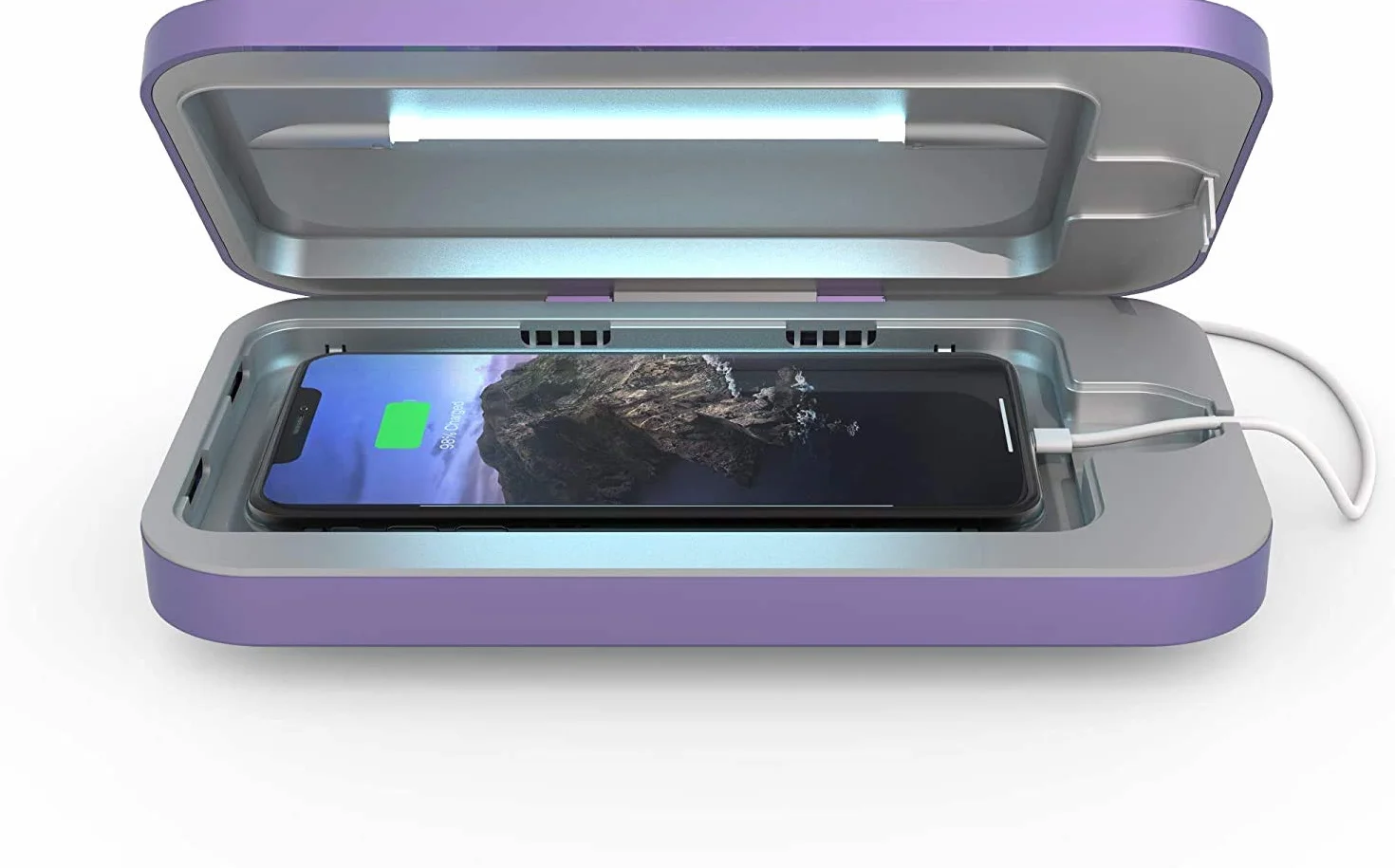 PhoneSoap 3 UV Higienizador De Teléfonos Inteligentes Y Cargador Universal Desinfectante Luz Ultravioleta (Bígaro)