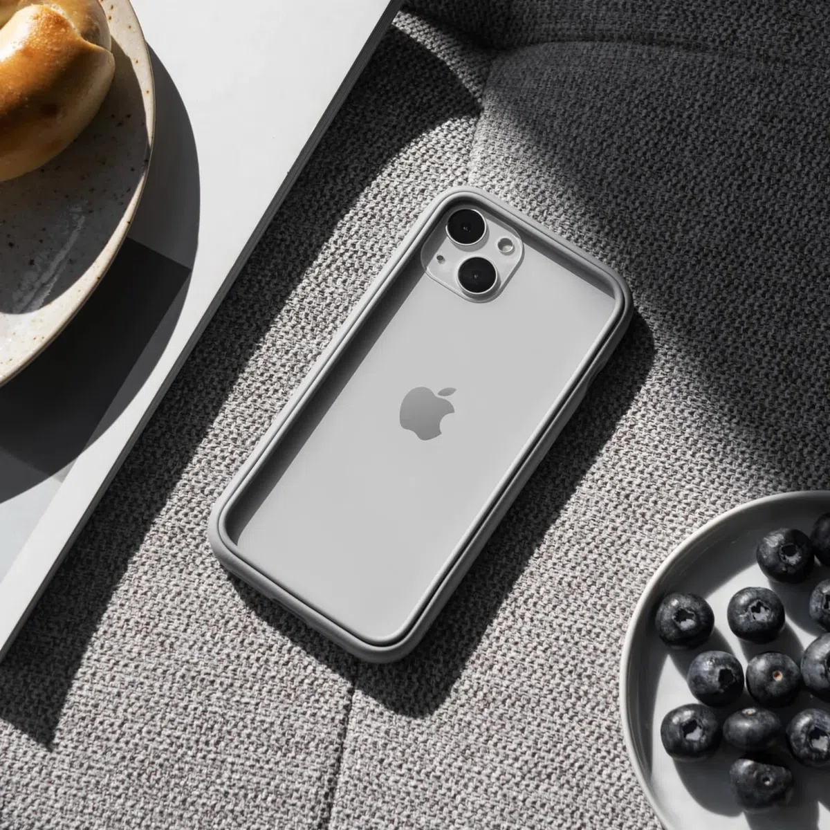 RhinoShield Funda Bumper Compatible con [iPhone 16 Pro MAX] | CrashGuard - Funda con Tecnología de Absorción de Golpes - Resistente a Impactos de más de 3.5 Metros - Azul Marino