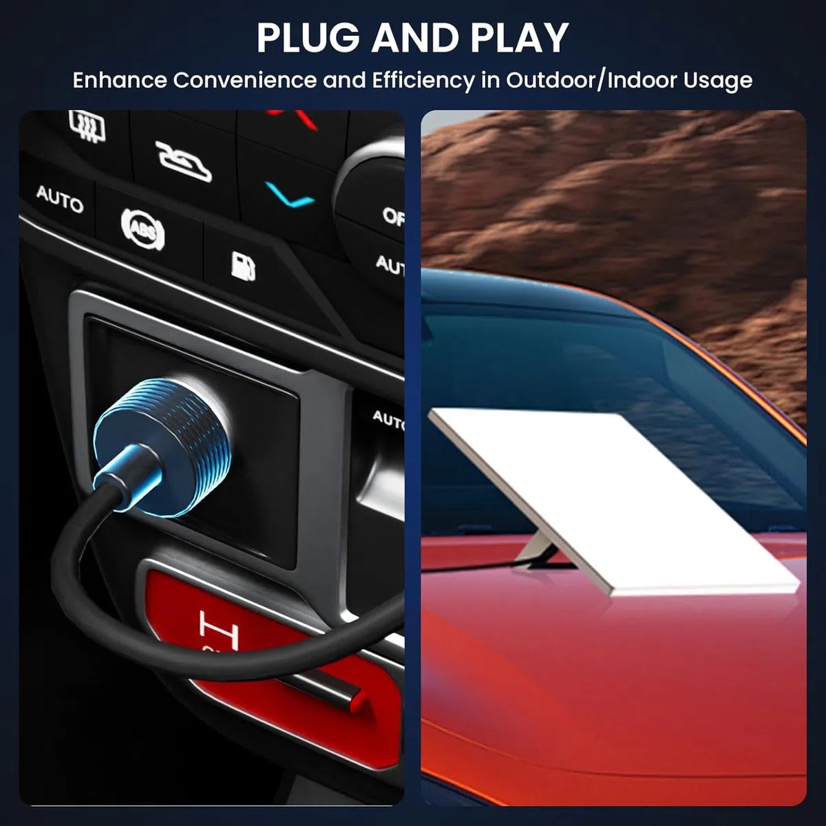 Starlink - Cable mini de 12 V – 12 – 48 V para encendedor de cigarrillos de coche a cable de alimentación CC adaptador de cable de carga para mini coche Star Link, caravanas, camiones y barcos