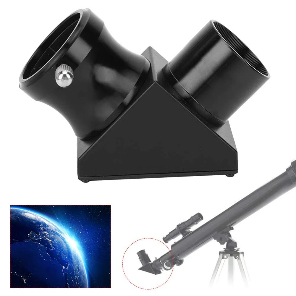 Espejo Diagonal de 1,25 Pulgadas, Espejo dieléctrico de Vidrio óptico, Adaptador Diagonal de refracción de 90 Grados para telescopio astronómico