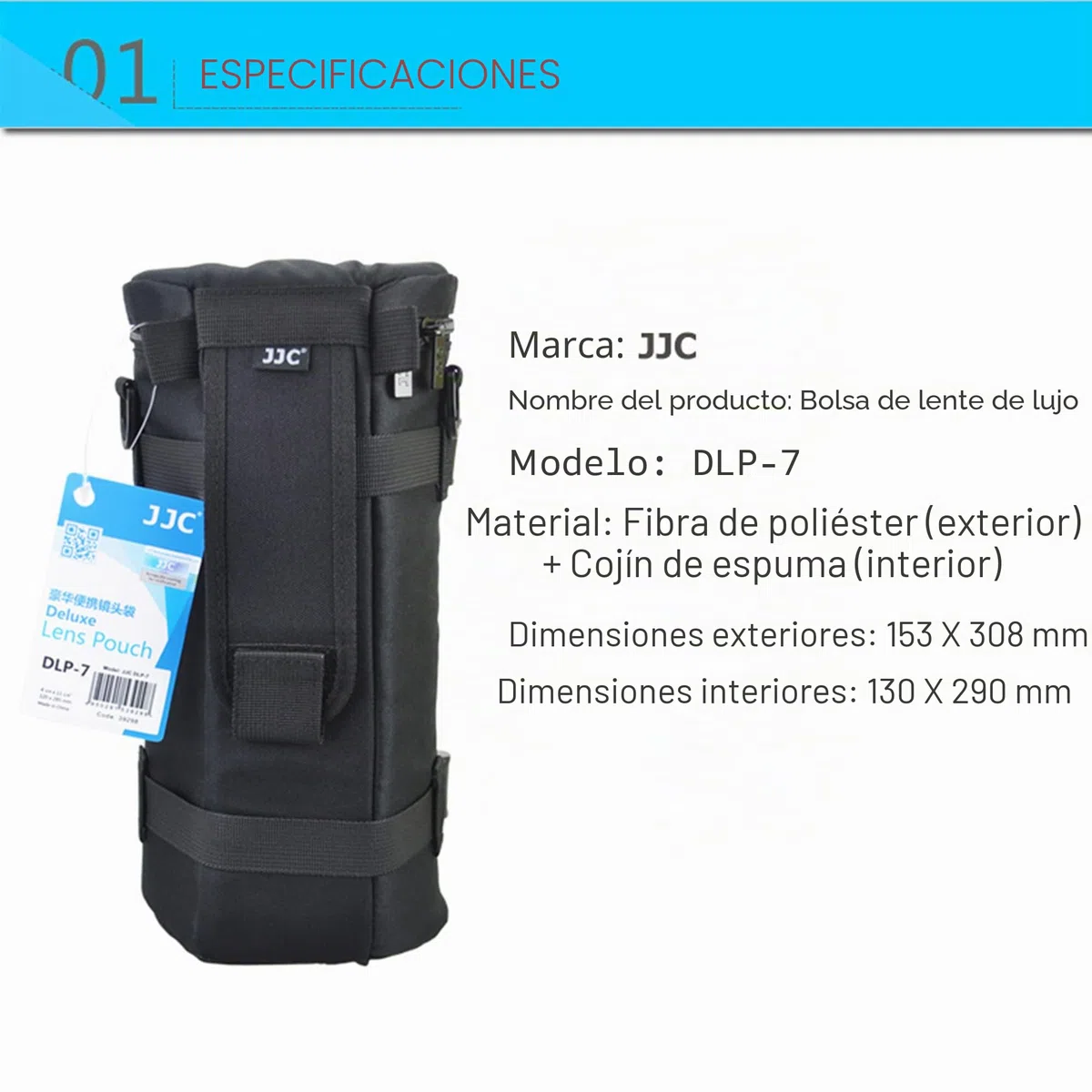 JJC Deluxe Caso Bolsa de Lente de para Sigma 150-500 mm f5-6,3 DG OS HSM Tamron SP 150-600 mm f/5-6,3 Di VC USD Sigma 150-600 mm F5-6,3 DG OS HSM | C Sigma 150-600 mm F5-6,3 DG OS HSM