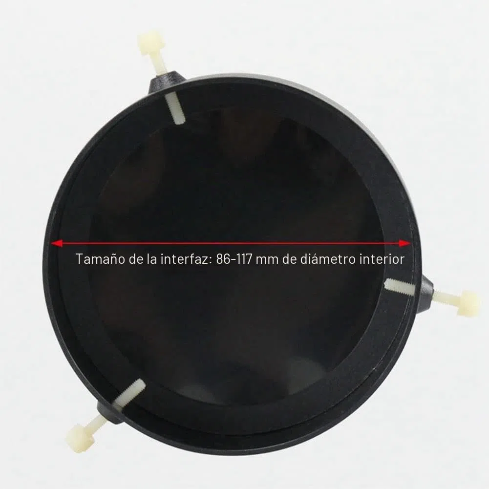 Filtro de Cubierta de Lente de Película Solar Regulable 86-117Mm y Accesorios de Telescopio Astronómico Película Solar
