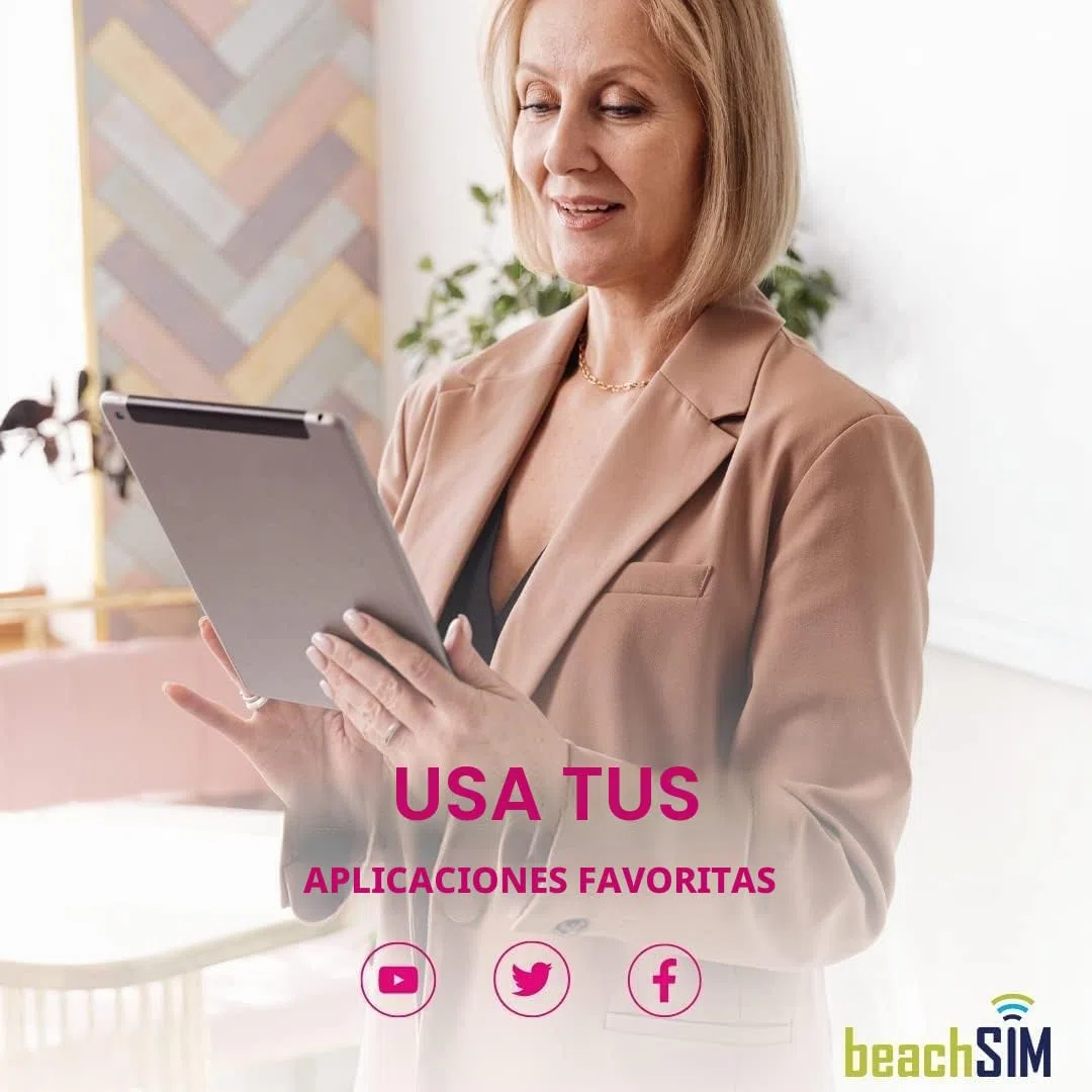 Tarjeta SIM USA por 15 días. Datos 5G ilimitados, Llamadas y SMS.Red T-Mobile. Compatible con iOS y Android.