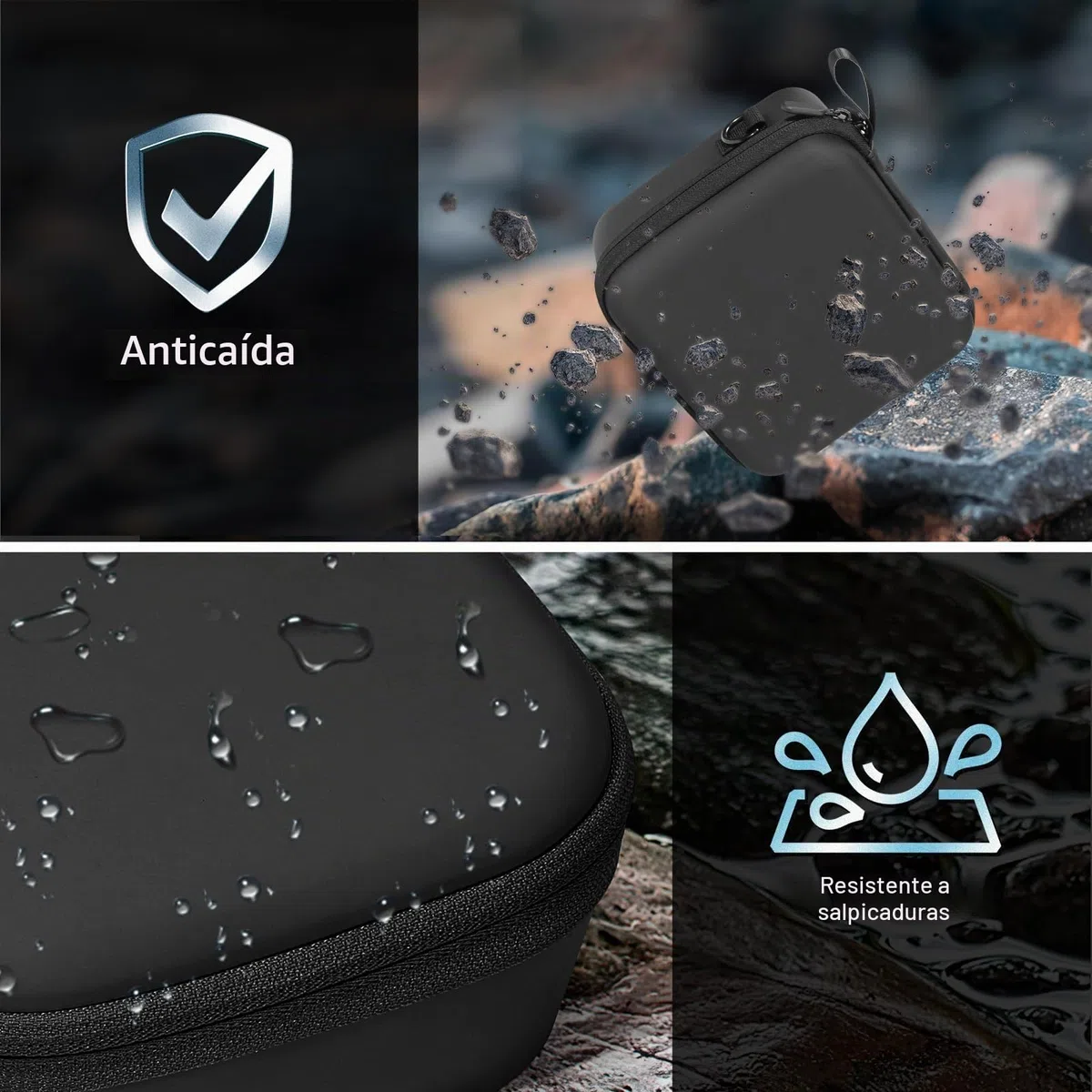 FPVtosky Bolsa para Neo 2, portátil PU bolsa de transporte para DJI Neo 2 Drone Accesorios [solo bolsa]