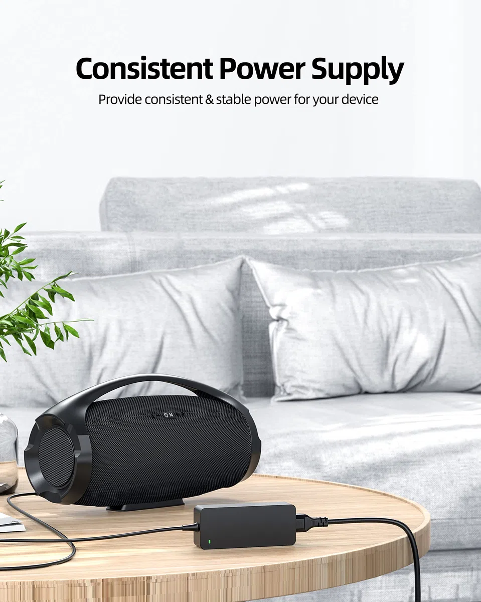 Superer 90 W 65 W Cargador Compatible con JBL Boombox 1 2 Altavoz Bluetooth con Adaptador de Corriente
