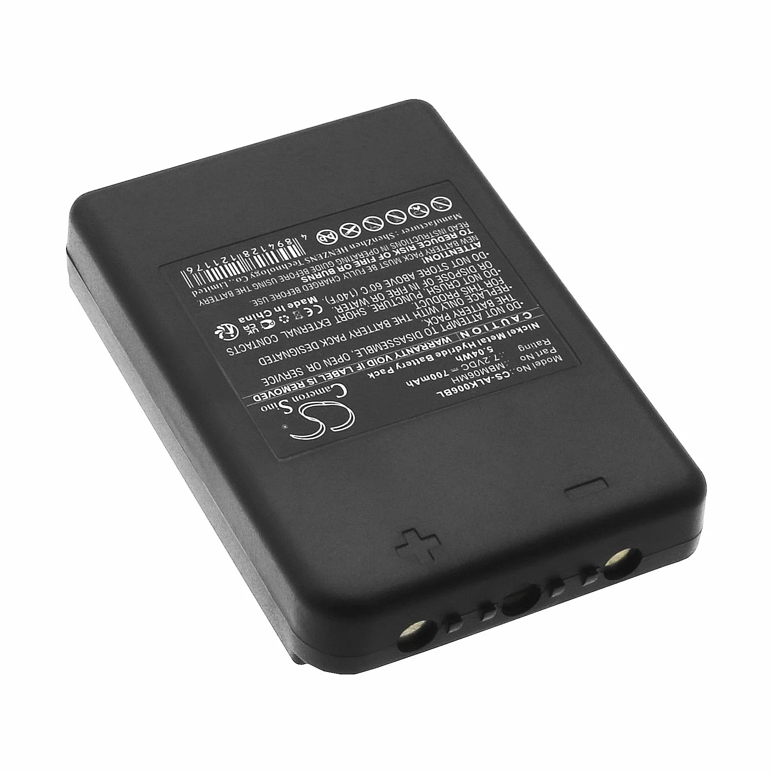 TECHTEK Batería 700mAh Compatible con [Autec] E16 KTC, E16 Sirio 42, Funkfernsteuerung Modular MJ, Funkfernsteuerung Modular MK, MJ, DF, MJ04, MK, pl FBA