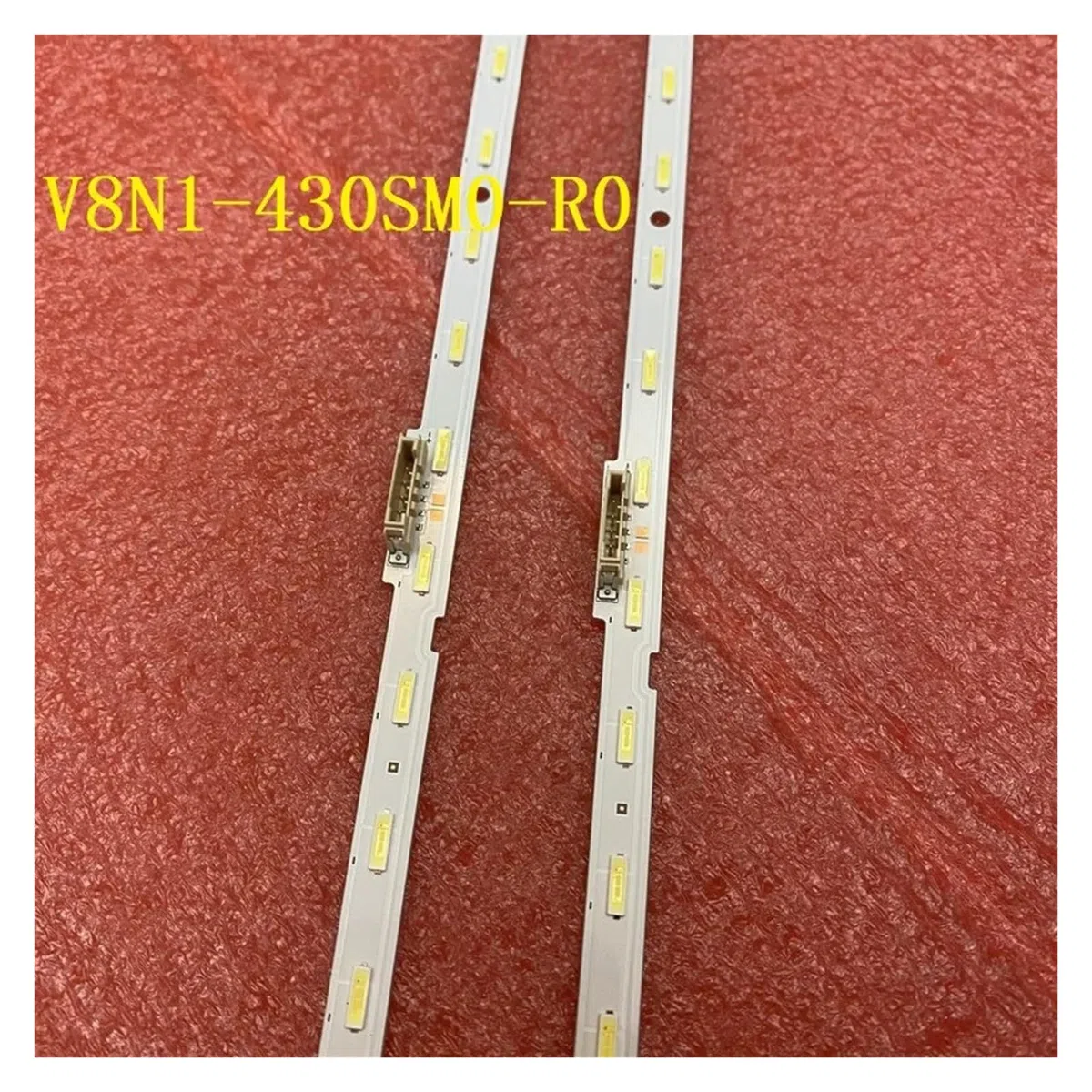 Tira de LED for iluminación Trasera Compatible con Samsung TV UE43NU7025 UE43NU7190U UE43NU7025K UE43RU7100 UE43RU7200 UE43NU7125K UE43RU7190U UE43NU7092U(2 PCS For 1 TV)